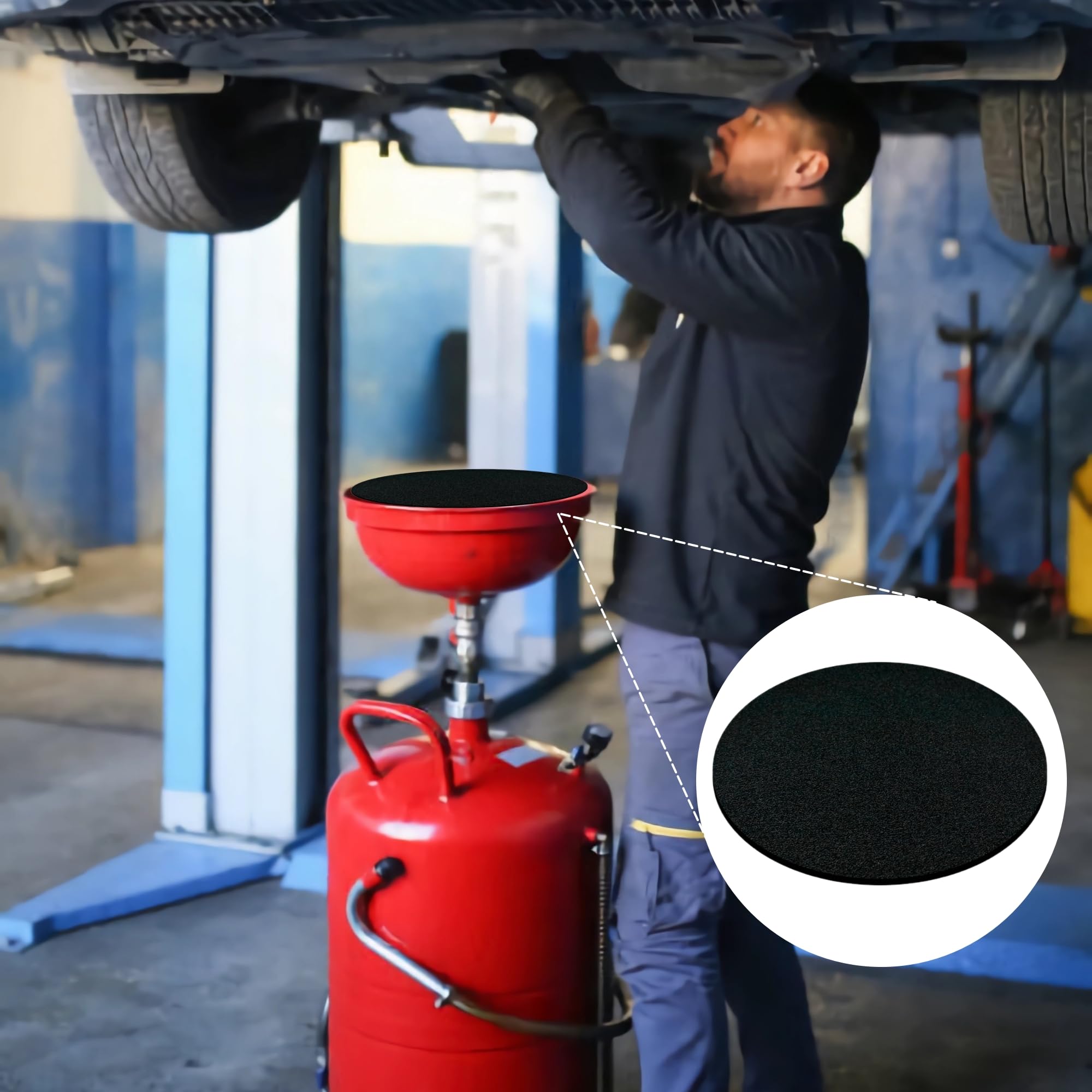 Feichanghao 5 Pack 15'' Oil Drain Splash Pad, Oil Splash Pad For Car Changing Oil Transmission Drain Pan, Oil Change Splash Pad