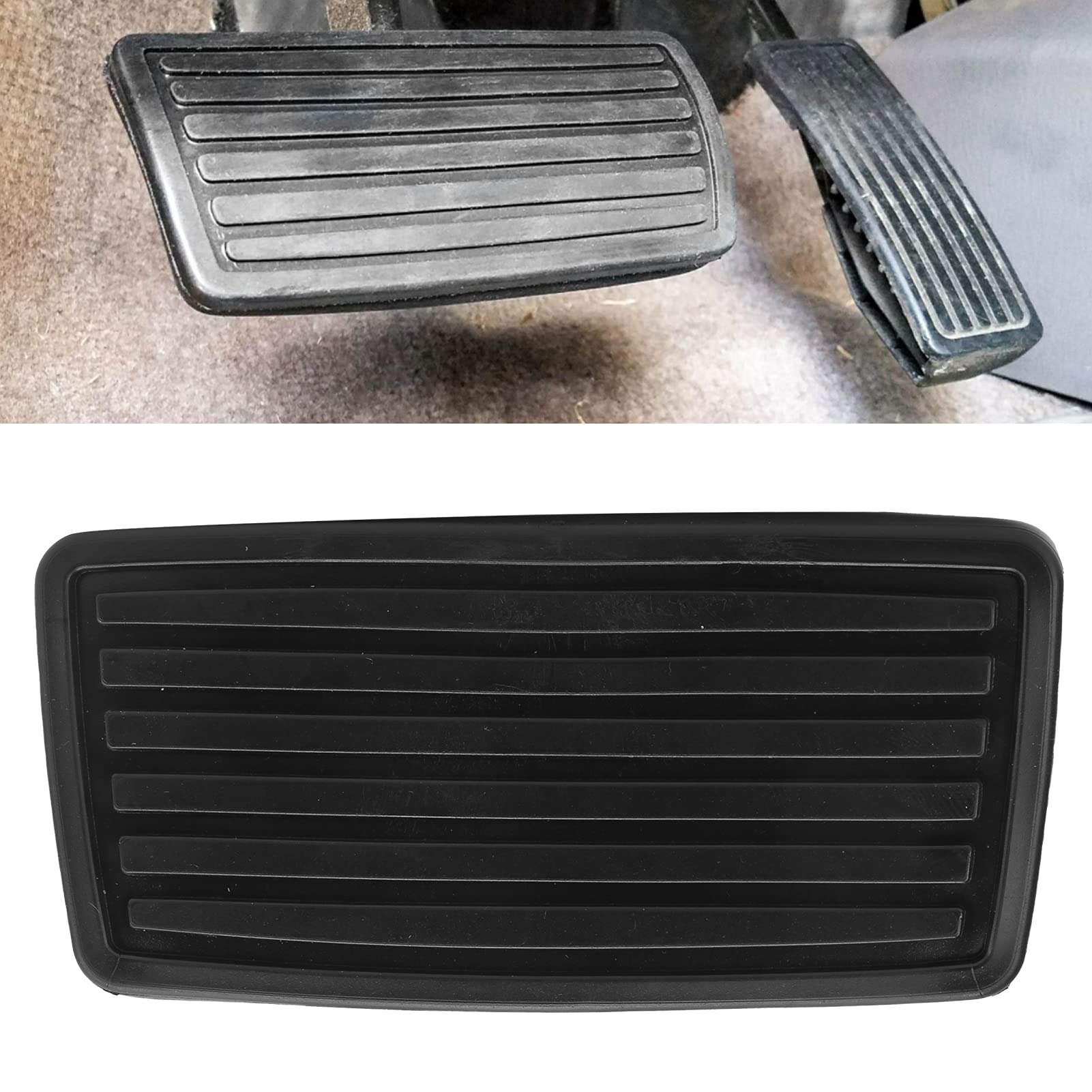 Brake Pedal Cover, 46545-S84-A81, Rubber Automatic Brake Pedal Pad Replacement For 1998-212 Foot Pedal Pad Car Brake Pedal Cover