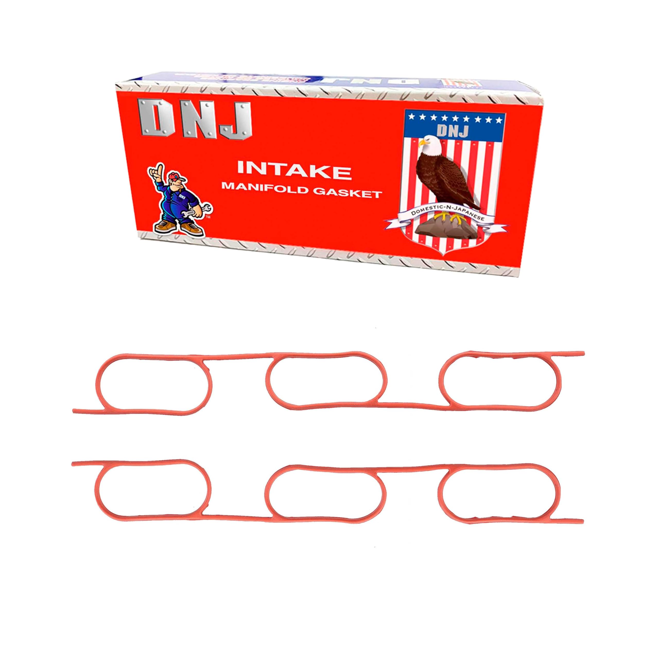 DNJ IG854 Intake Gasket for 1996-1998 / BMW / 323i, 323is, 328i, 328is, 528i, Z3 / 2.5L, 2.8L / DOHC / L6 / 24V / 152cid, 2793cc