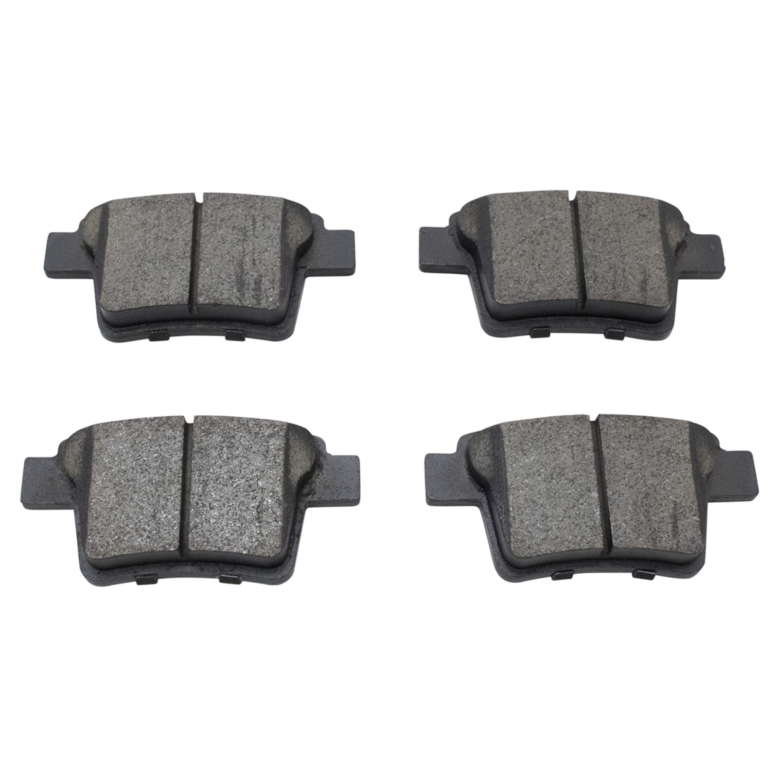 TRQ Rear Brake Pads Ceramic Compatible with 2005-2007 Ford Five Hundred Freestyle 2008-2009 Taurus Taurus X 2005-2008 Jaguar X-T