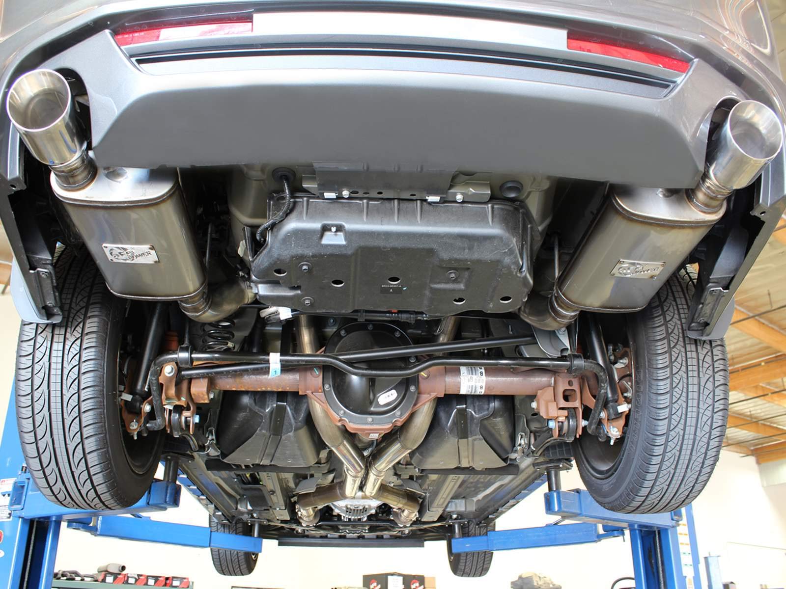 Afe (49-43049-P) 3 409 Stainless Steel Cat-Back Exhaust System With Polished Tip For Ford Mustang Gt
