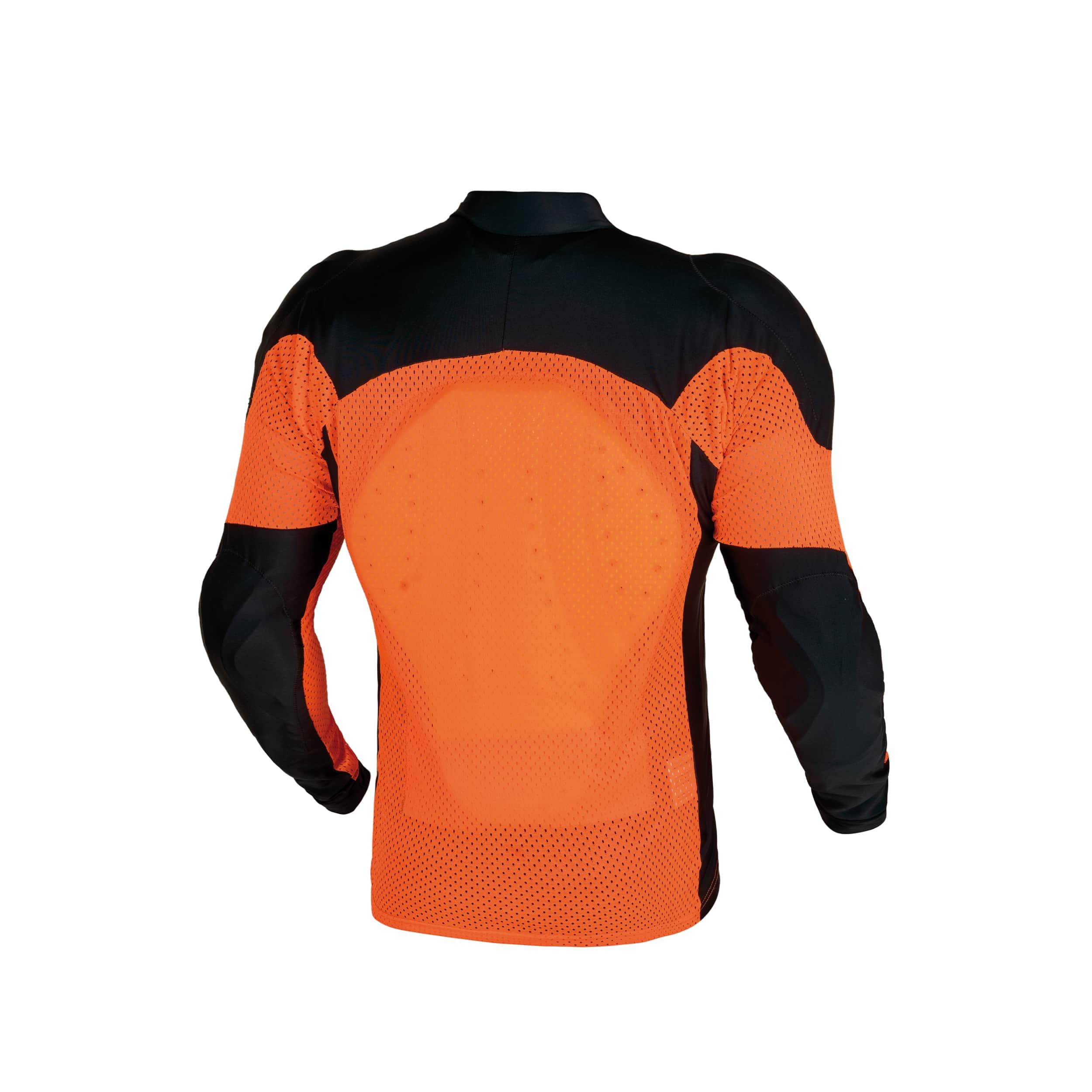 Wicked Stock Men'S Orange 4Xl Motorcycle Mesh Shirt - Ce Level2 Armored - Summer Motorcycle Shirt