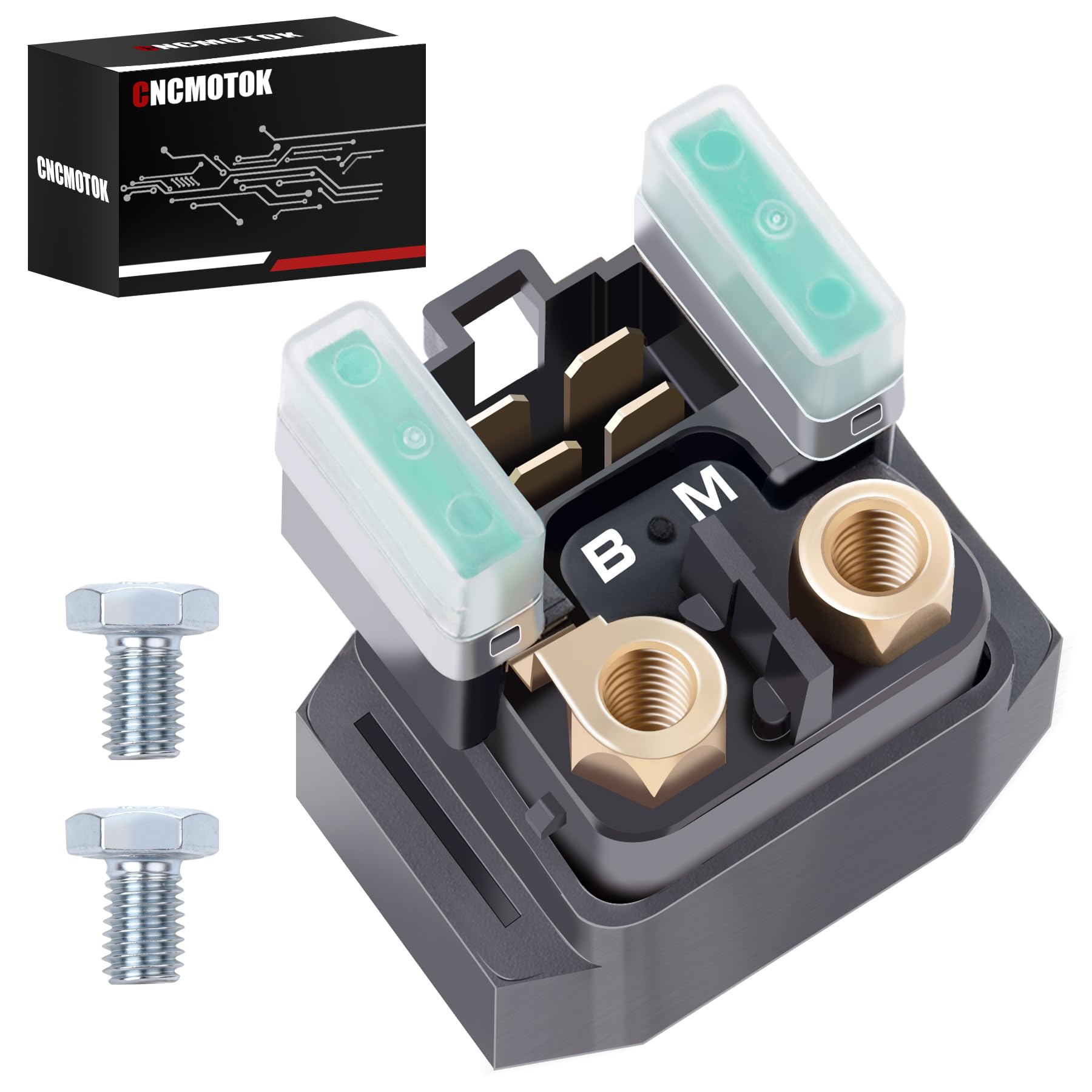 Cncmotok Starter Solenoid Relay For Yamaha - Atv Starter Solenoid For Yfm 350 400 450 660 - Raptor Grizzly Kodiak Wolverine Big