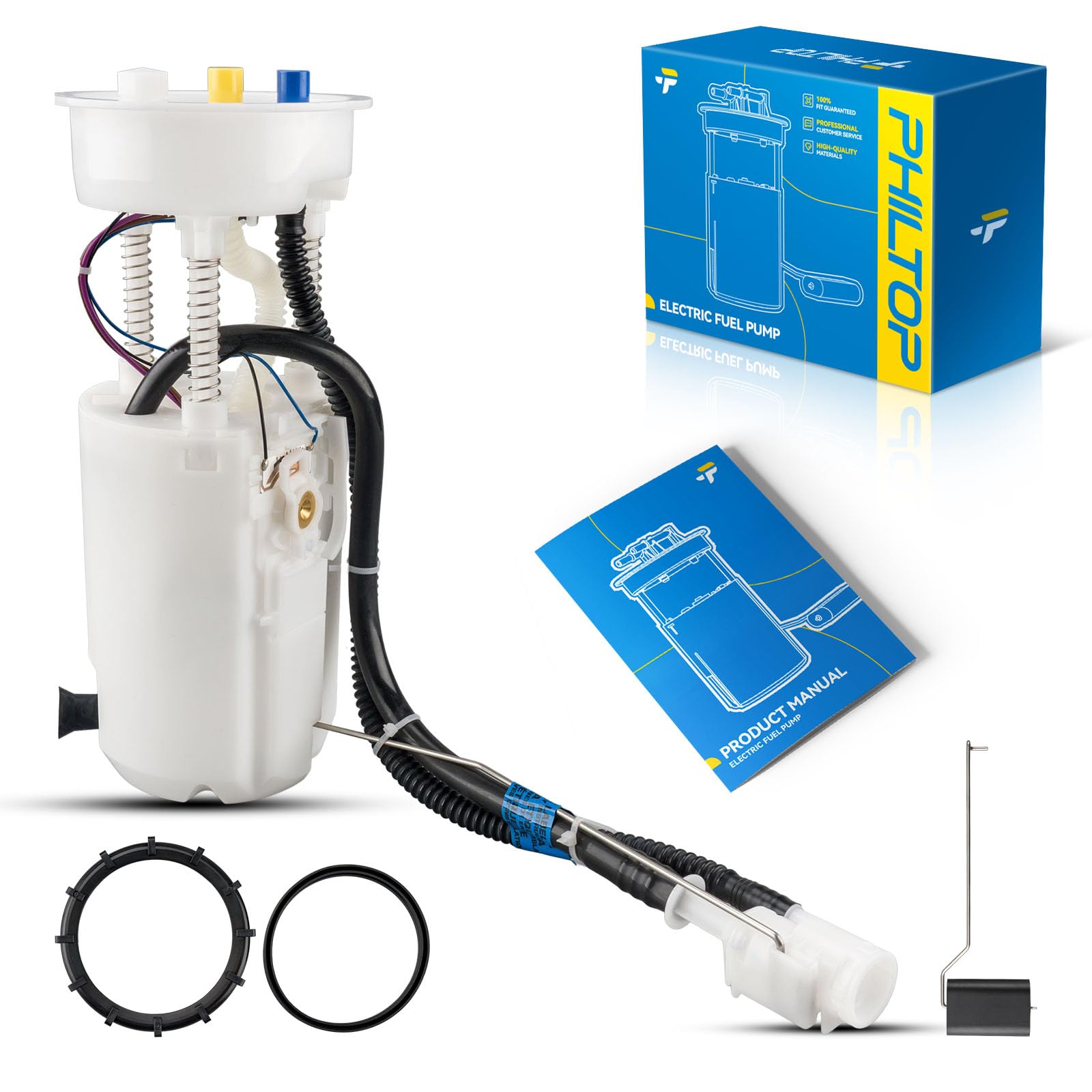 PHILTOP Electric Fuel Pumps Module Assembly Replacementfor ML320 2002-2003 3.2L, ML350 2003-2005 3.7L, ML500 2002-2005 5.0L Repl