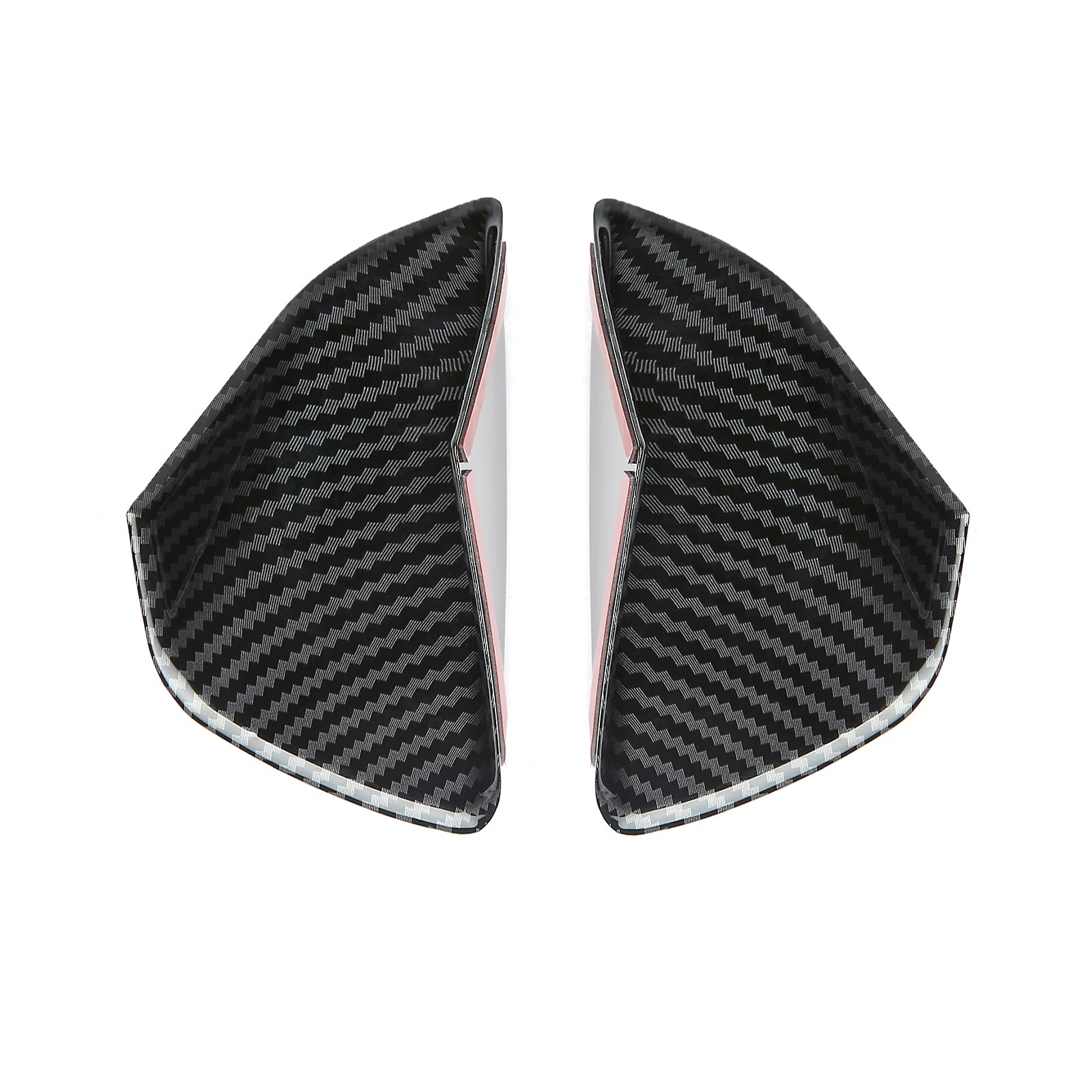 Koleddy For Corvette C7 Carbon Fiber Look Door Handle Trim Accessories For 2014-2019 Chevrolet Corvette C7
