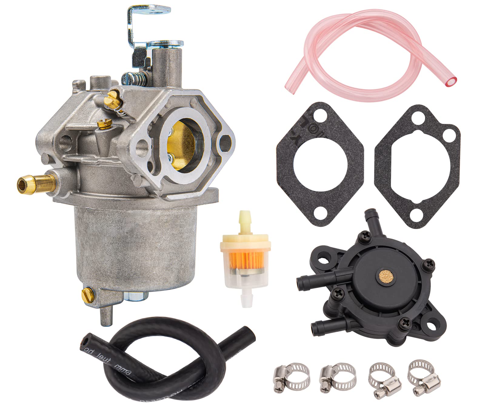 Fe290 Carburetor Kit Compatible For 1998-Up Gas Golf Cart Club Car Ds & Precedent Turf Carryall Kawasaki Fe290 Engines Carb 1019