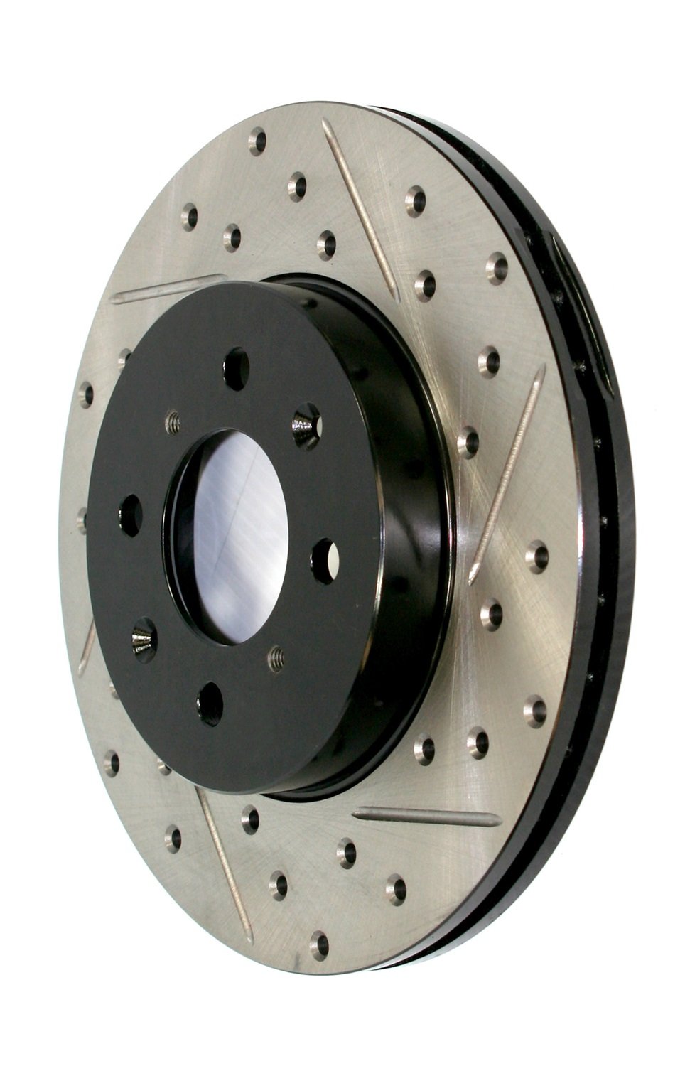 Stoptech 127.34093L Sport Front Left Drilled/Slotted Disc Brake Rotor - Fits Select Bmw 335Xi, 335I, 335D, 335Is And X1 Vehicles