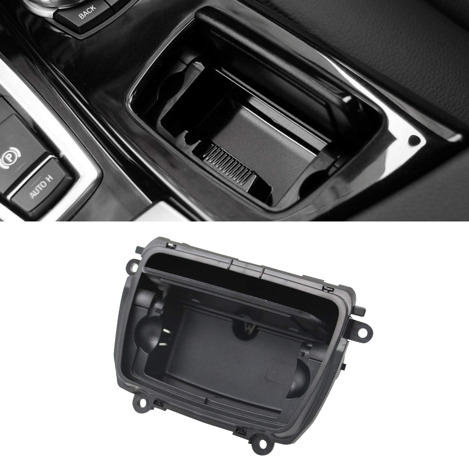 Jaronx for BMW Center Console Ashtray Replacement for BMW 5 Series F10 F11 520i 523i 525i 528i 530d 535i-Replace for 51169206347