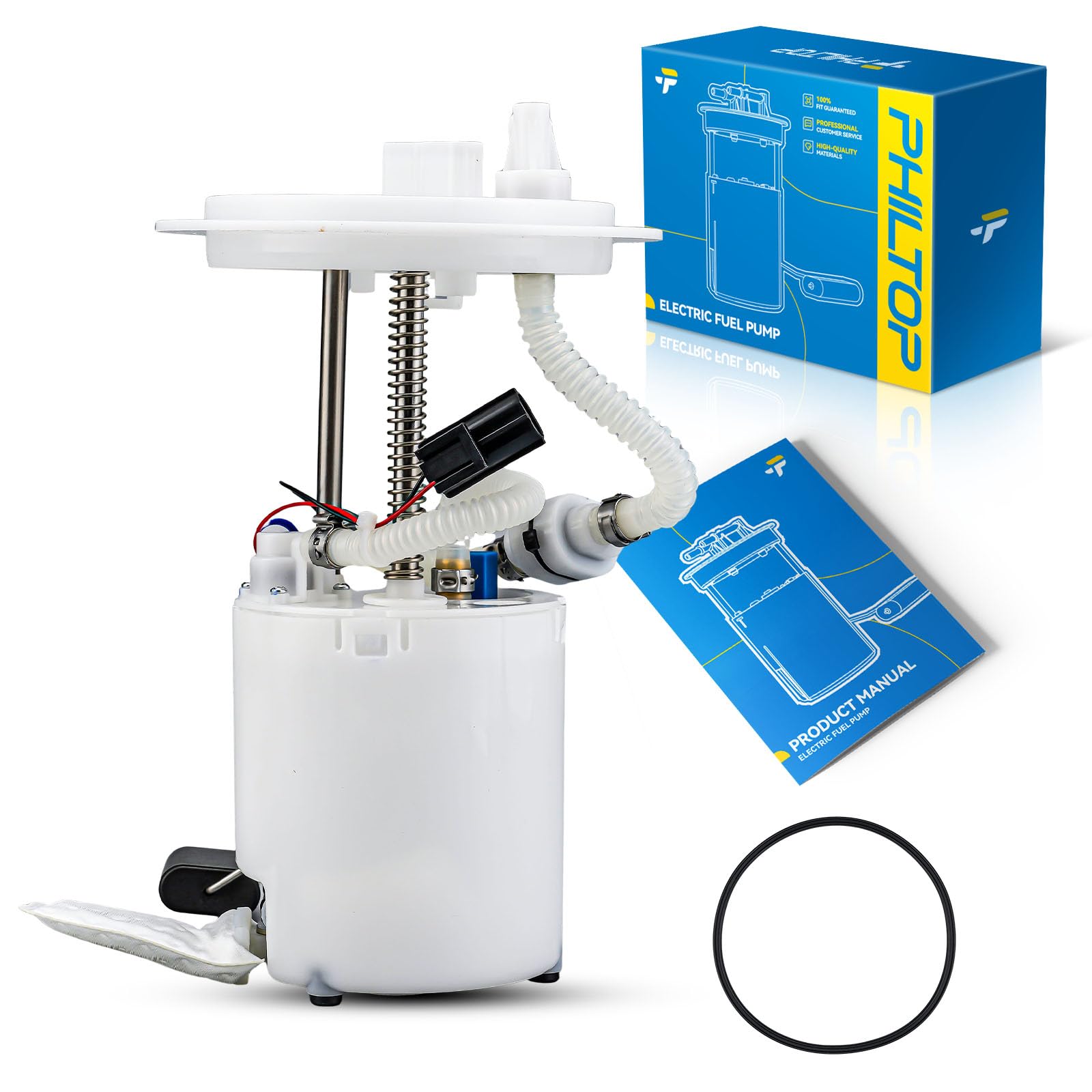 PHILTOP Electric Fuel Pump Assembly Fits for Jaguar X-Type 2003 2004 2005 2006 2007 2008, FG1618