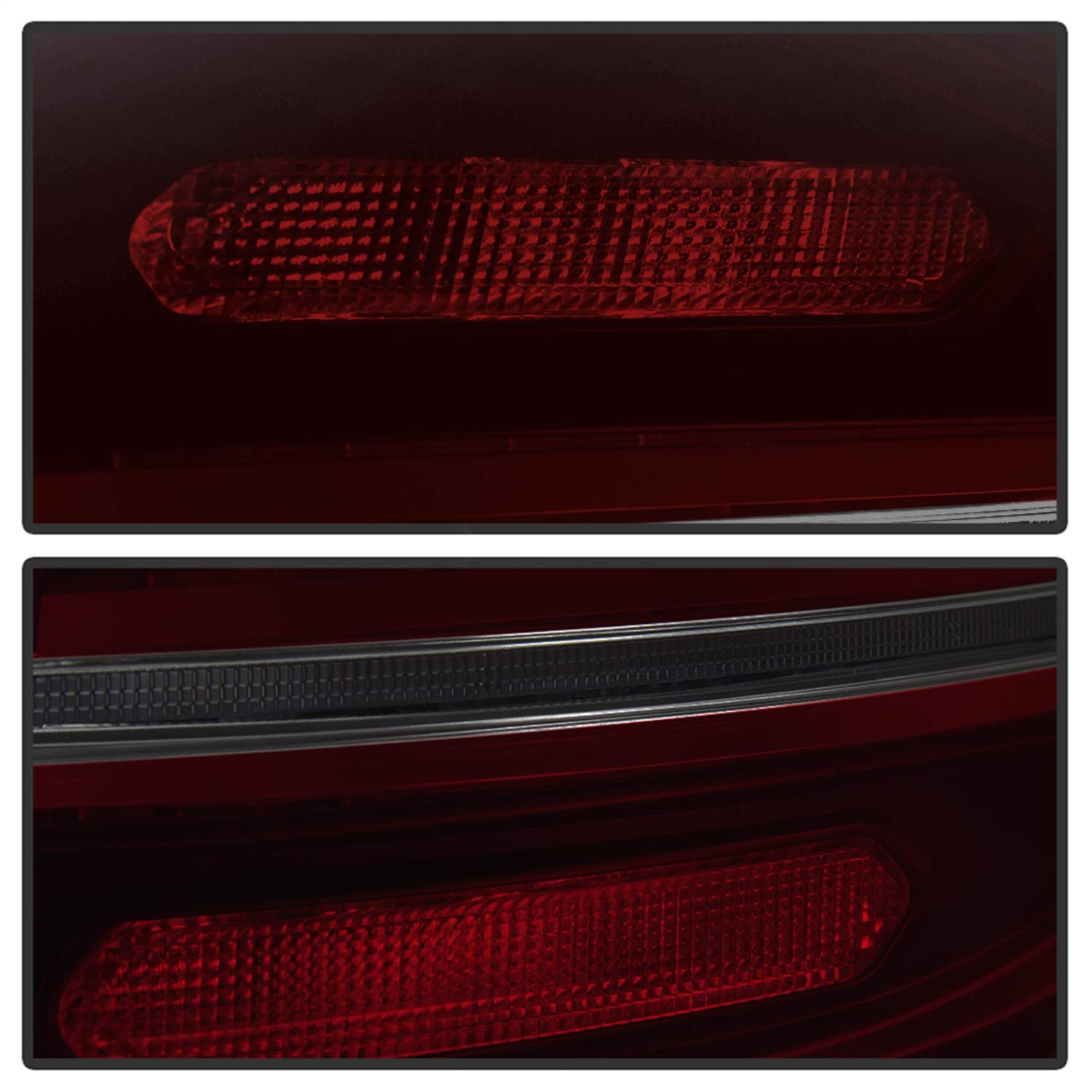 Spyder 5086907 Porsche Cayenne 958 2011-2014 LED Tail Lights - Sequential Signal - Red Smoke