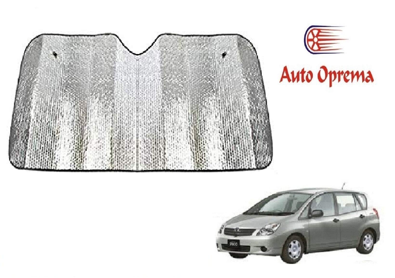 Auto Oprema (Award Winner at INDIAS Rising Star 2024) Front Foldable Metal/Foil Car Sunshade (Silver) 1 Pieces for Tata Spacio