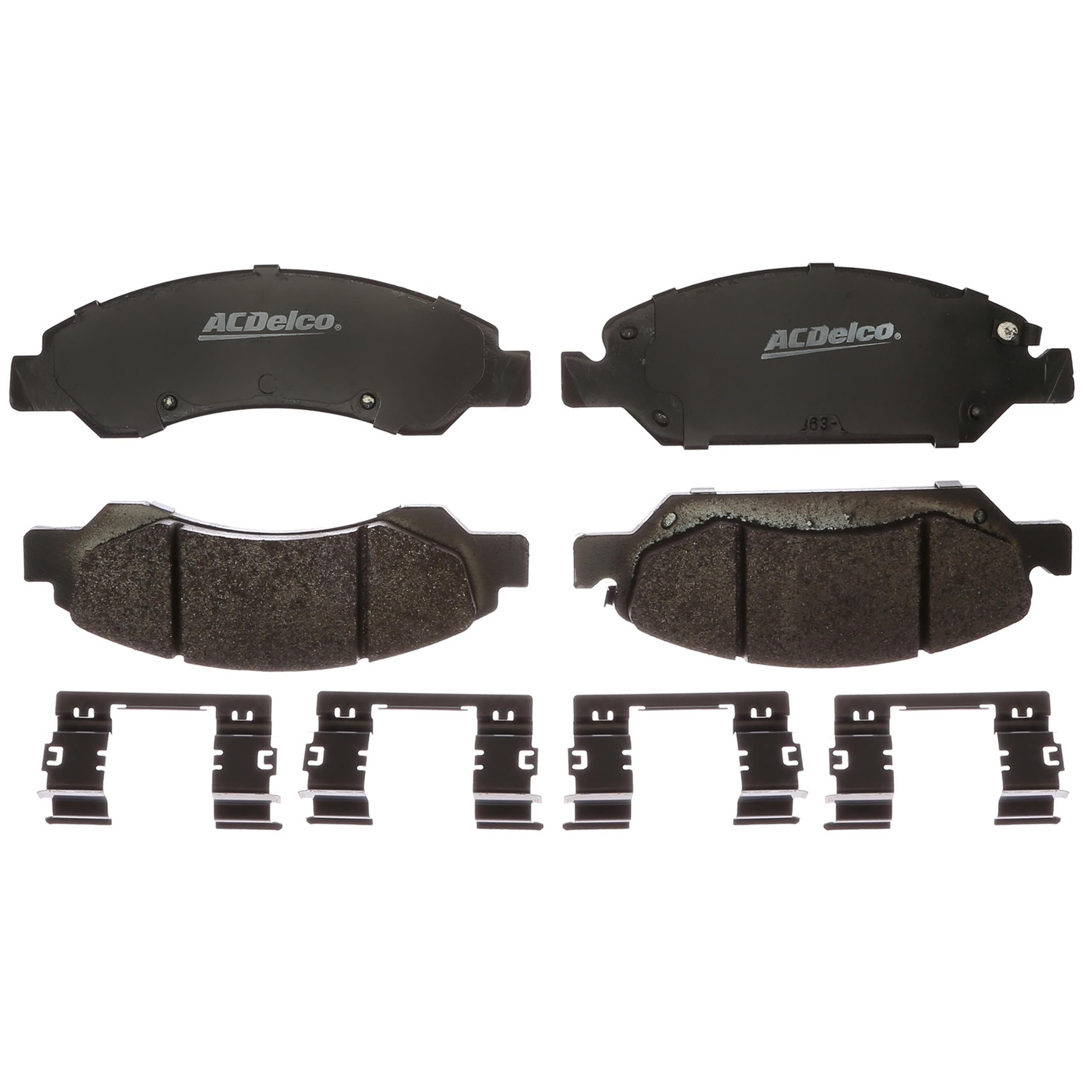 ACDelco Gold 17D1367AMHPV Enhanced Performance Semi-Metallic Front Disc Brake Pad Set (Police)