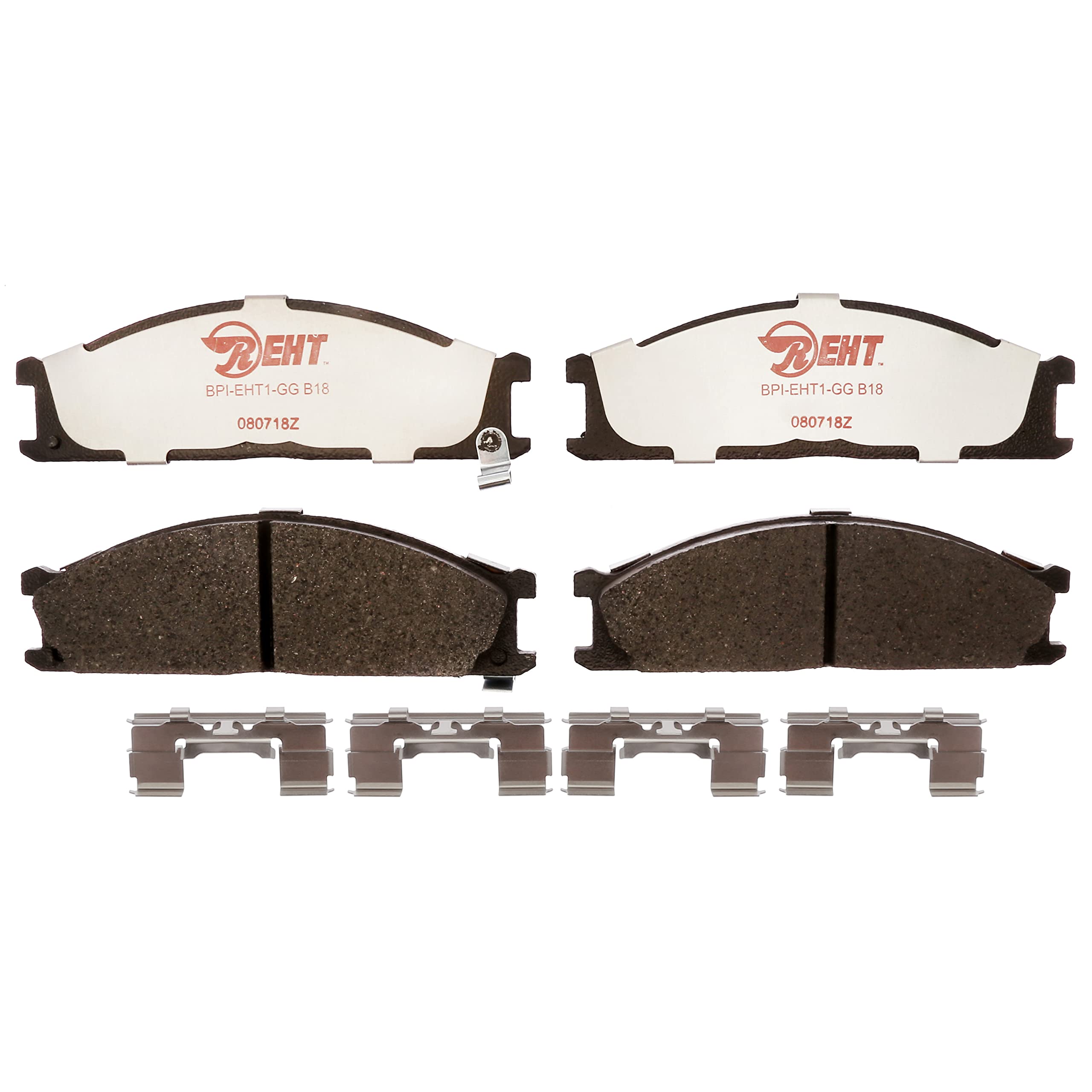 Raybestos Element3 Ehttm Replacement Front Ceramic Brake Pad Set For Select Nissan 720/D21/Frontier/Pathfinder/Pickup/Van And Su