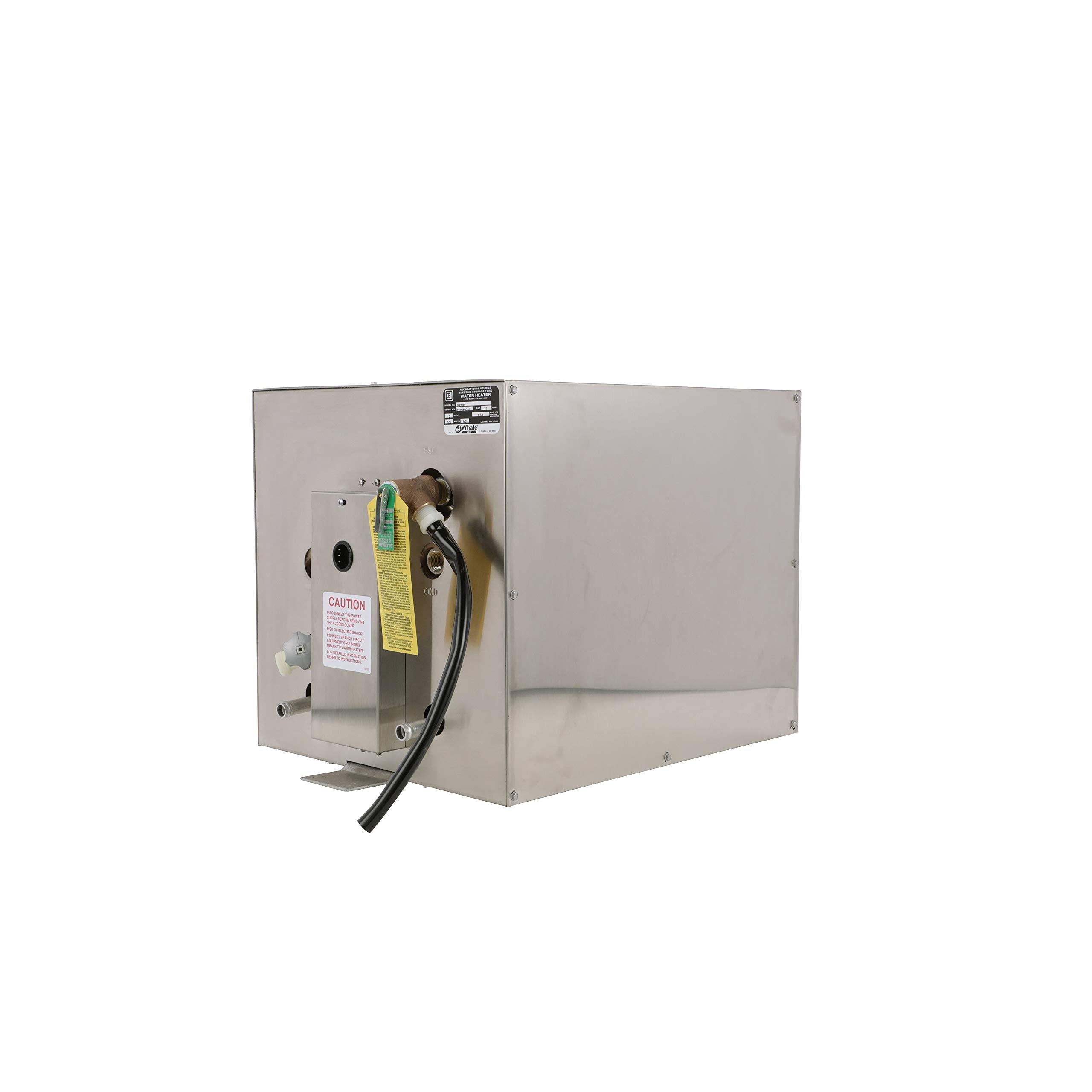 Whale F1200 Water Heater, 11-Gallon Capacity, 120V, Front Heat Exchanger, 16 Inches W X 22 Inches D X 16 Inches H