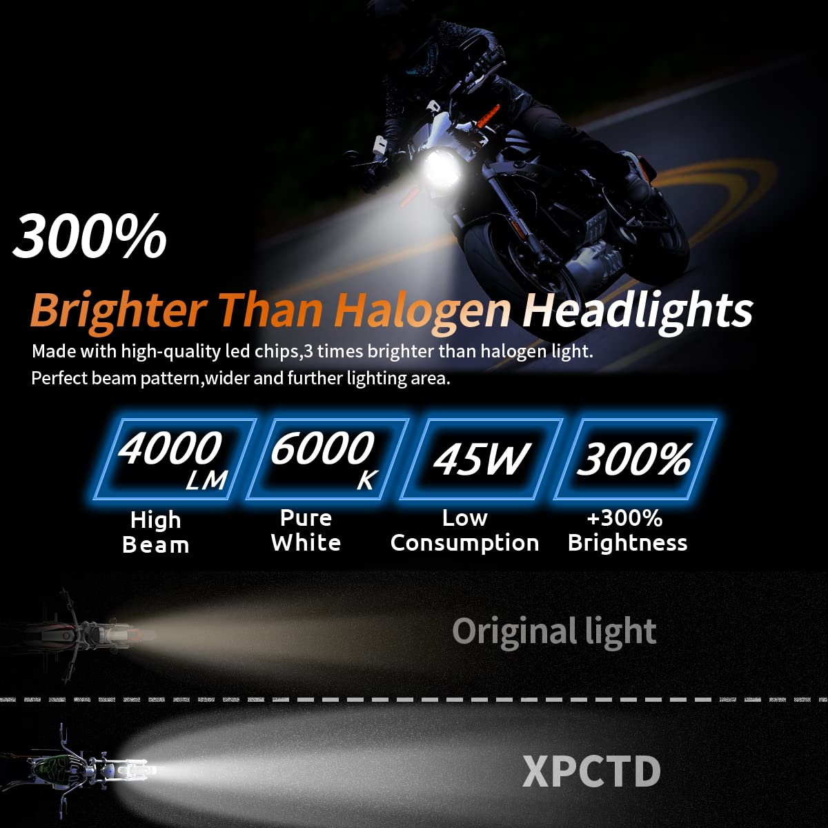 Xpctd 7 Inch Led Headlight With Mounting Bracket For Touring Street Glide Road King Ultra Classic Electra Glide Fat Boy Tri Cvo Heritage Softail Slim Deluxe Ultra Limited Black