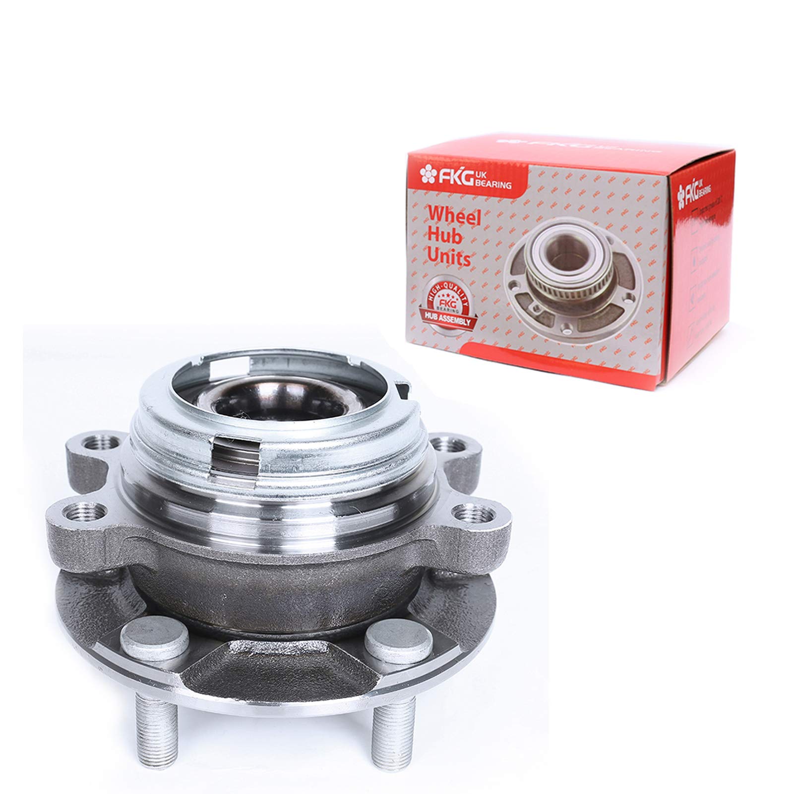 FKG 513310 Front Wheel Bearing Hub Assembly fit for 2003-2007 Nissan Murano, 2004-2009 Nissan Quest, 5 Lugs