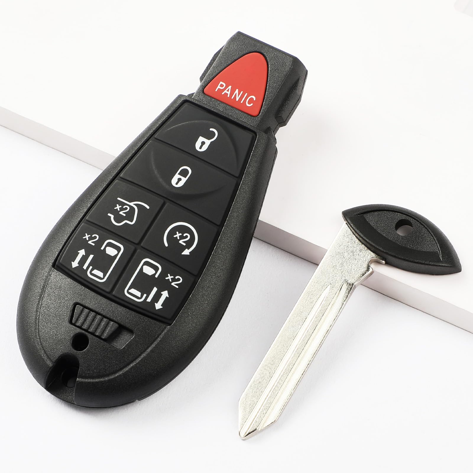Key Fob Replacement Fit For Dodge Grand Caravan 2008-2018, For Volkswagen Routan Chrysler Town Country Car Keyless Entry Remote