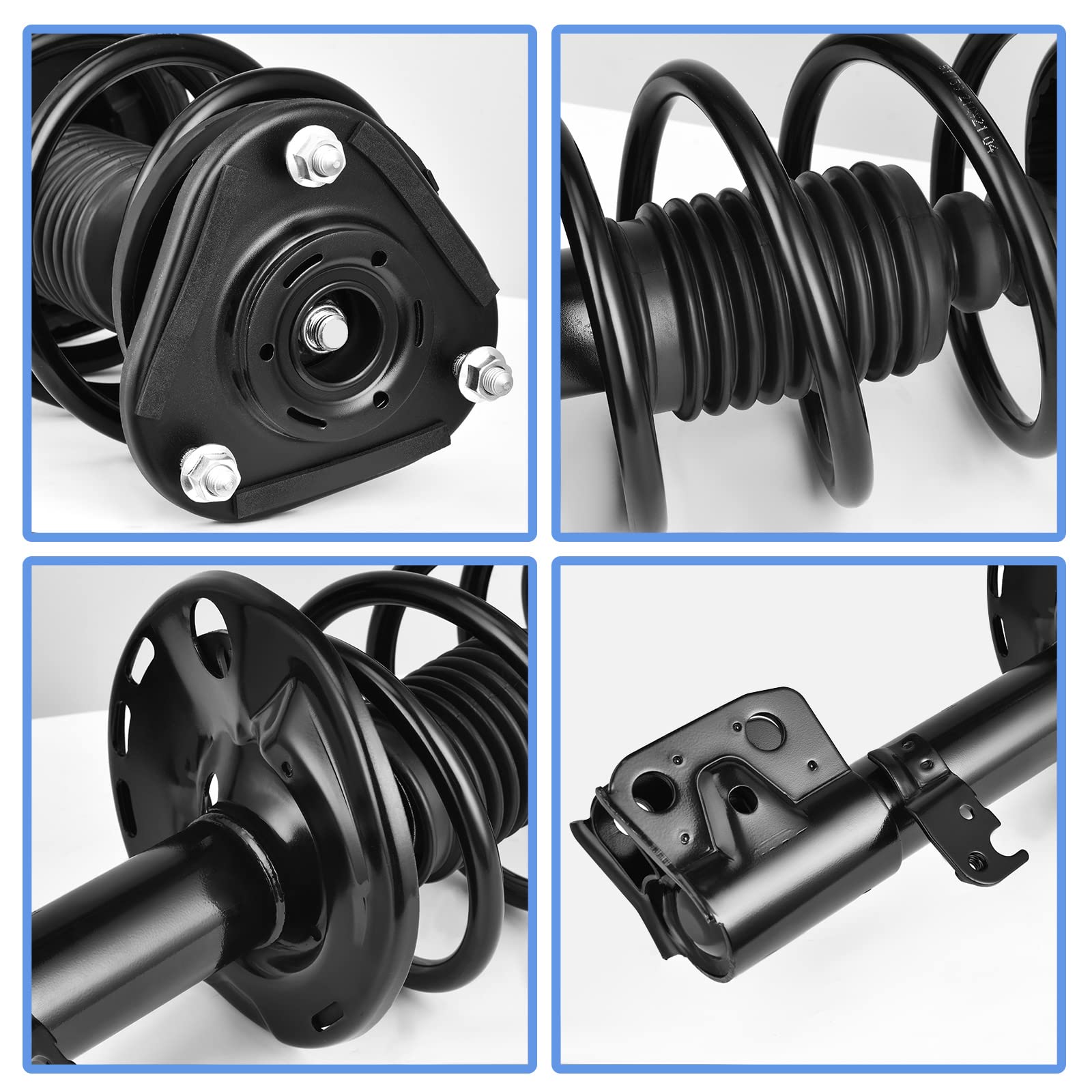 YITAMOTOR Front Complete Strut Quick Struts for 2014-2019 Corolla 1.8L FWD, Alloy Steel, Model MAYIM0008496MA