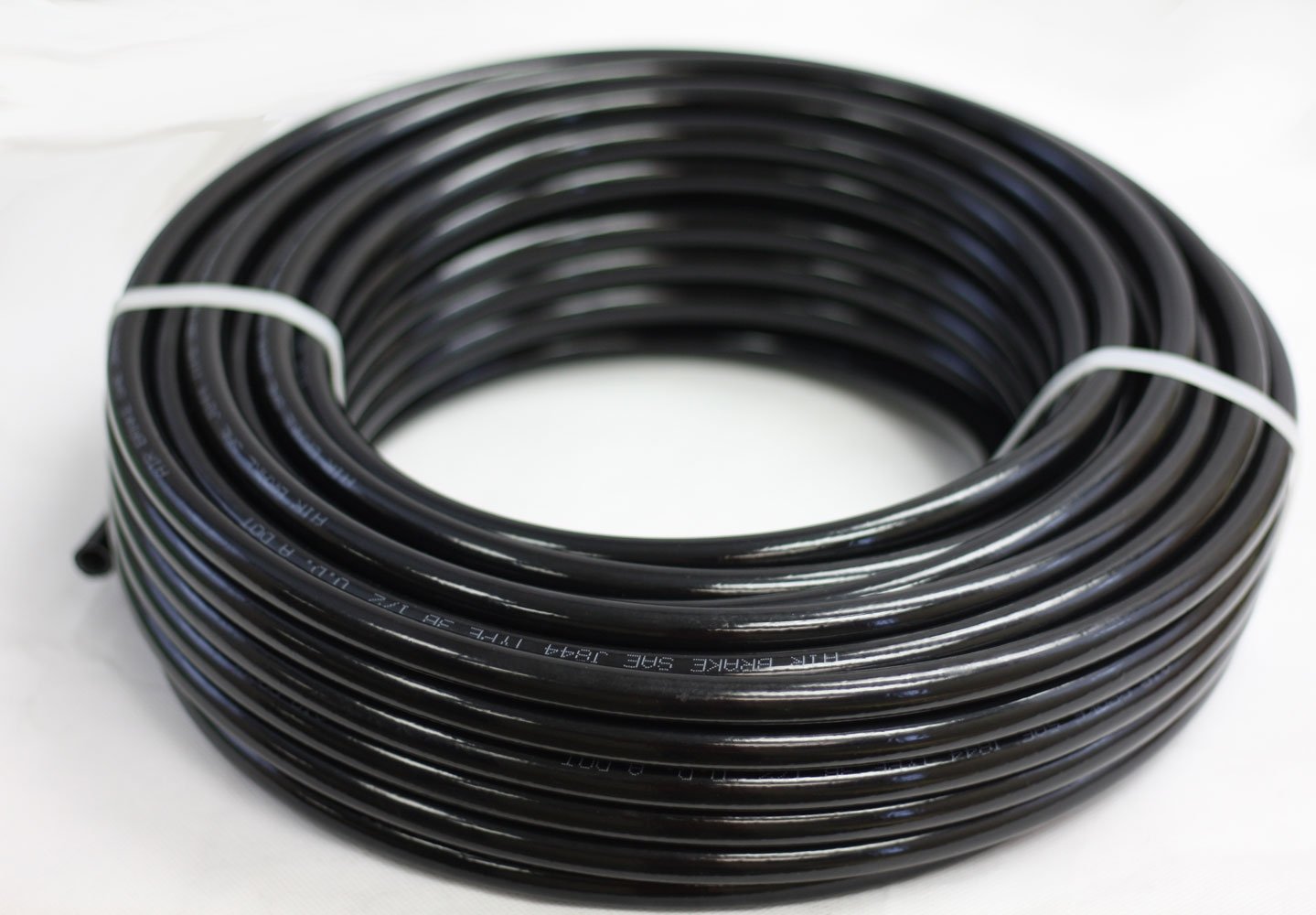 Mytee Products 1/4'' OD x 100' Black SAE J844 Nylon Air Brake Tubing DOT Approved | Pneumatic Nylon Air Line Hose for Air Brake