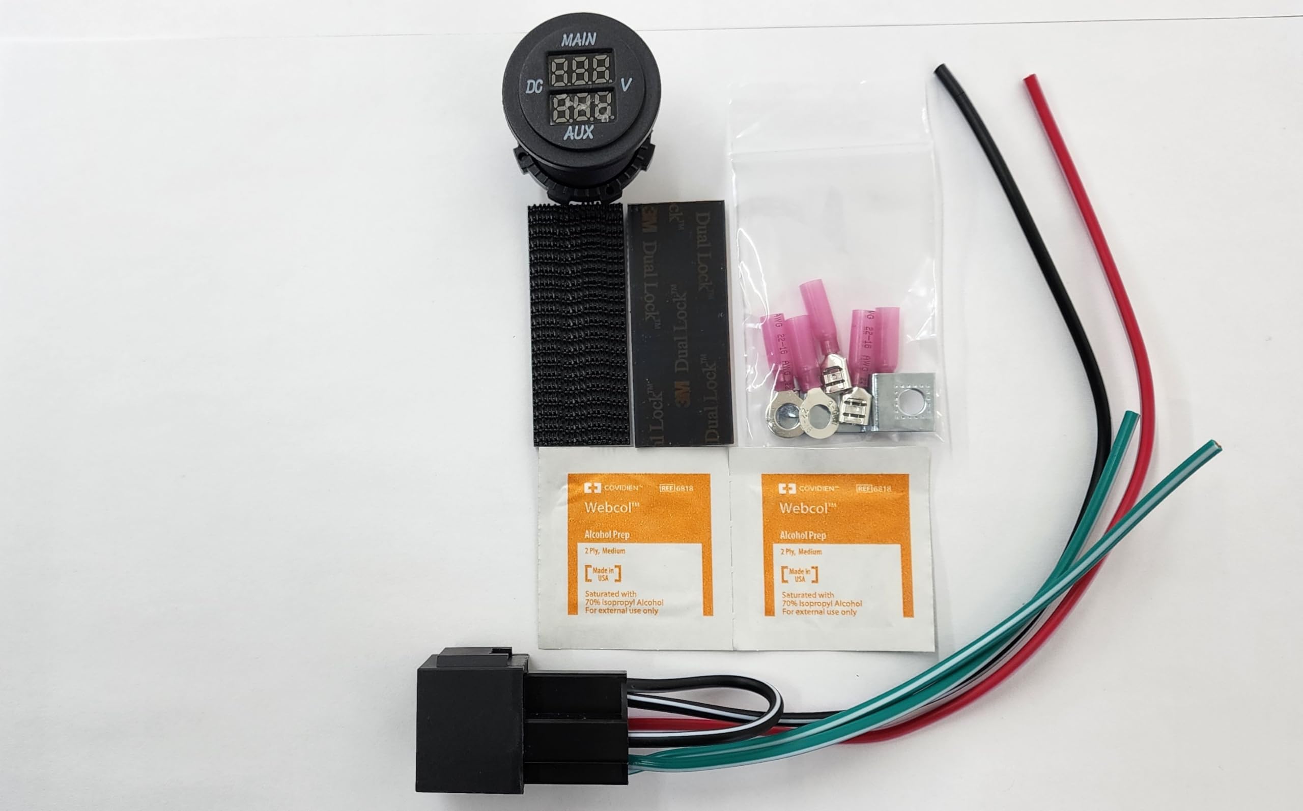 True Amalgamated TRUE® UTV Dual Battery Connect & Monitor Kit, Model UTV-SBI-15CM