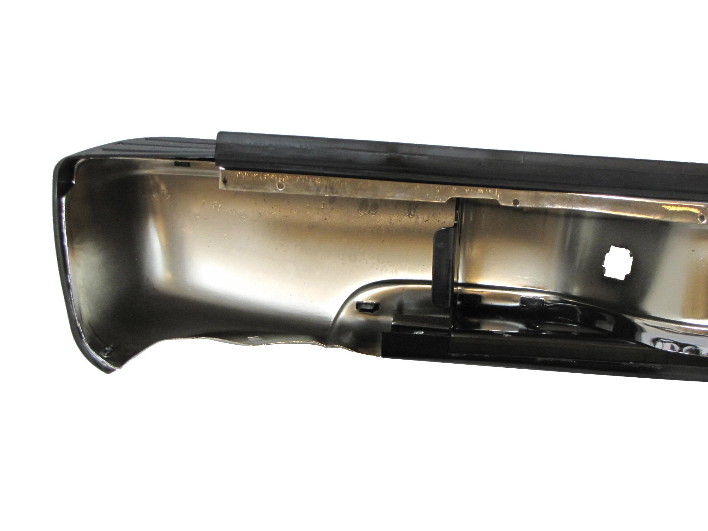 NEW AFTERMARKET PARTS Chrome Rear Step Bumper for 1999-2006 Chevy Silverado GMC Sierra 2500HD 3500 - Silver - Model 12504134