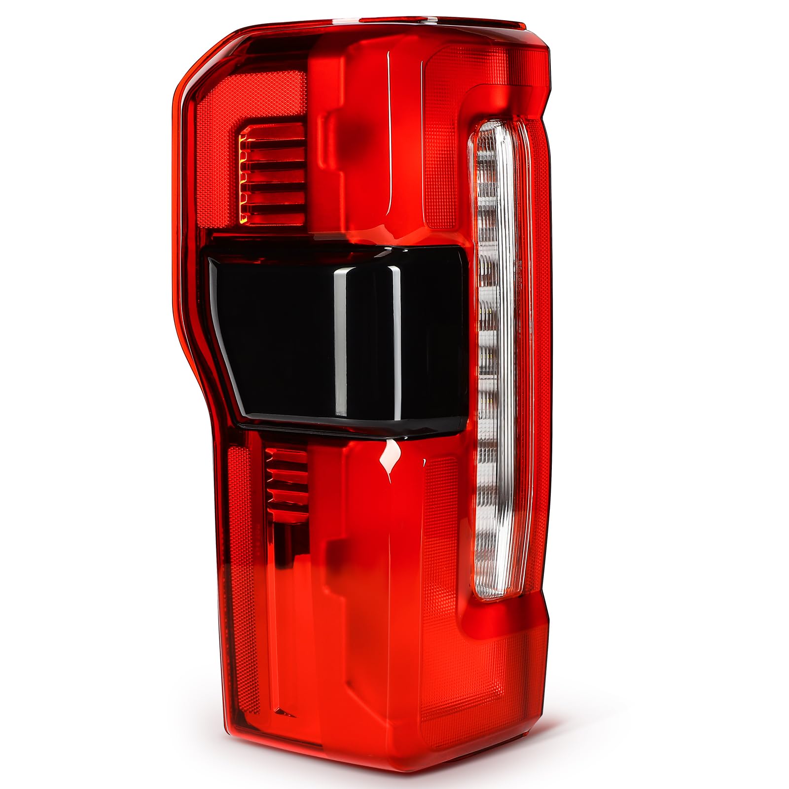 LBRST Tail Light Fit 2023-2024 for F-250 Super Duty, 2023-2024 for F-350 Super Duty Black Housing Red Lens Left Tail Light Assem