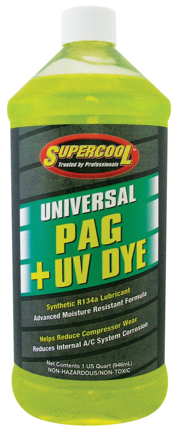 TSI Supercool 27897 Universal Synthetic PAG Oil with U/V Dye - 1 Quart