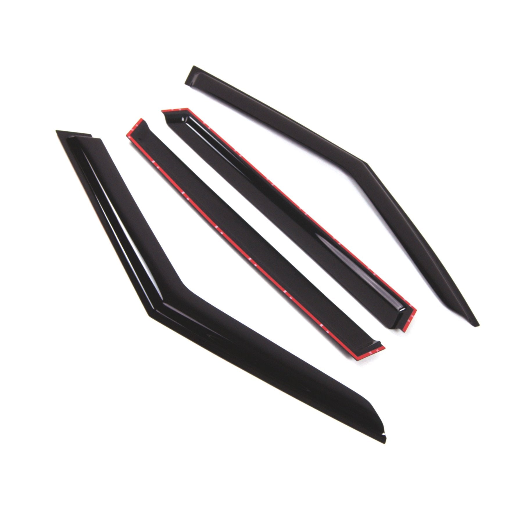Tuningpros Outside Mount Window Vent Visors Rain Guards Compatible With Land Range Rover 2013-2016 | Side Window Wind Deflectors