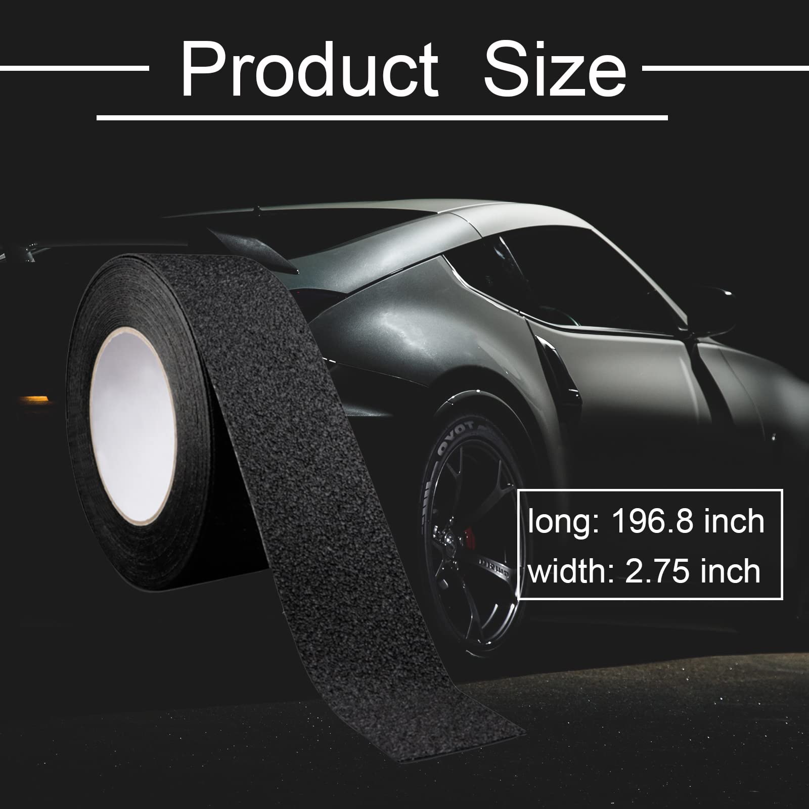 Ajxn Anti-Slip Car Door Entry Guard, 16.4Ft Diy Adhesive Car Door Sill Protector, Car Paints Protector Sticker Cover Also Preven