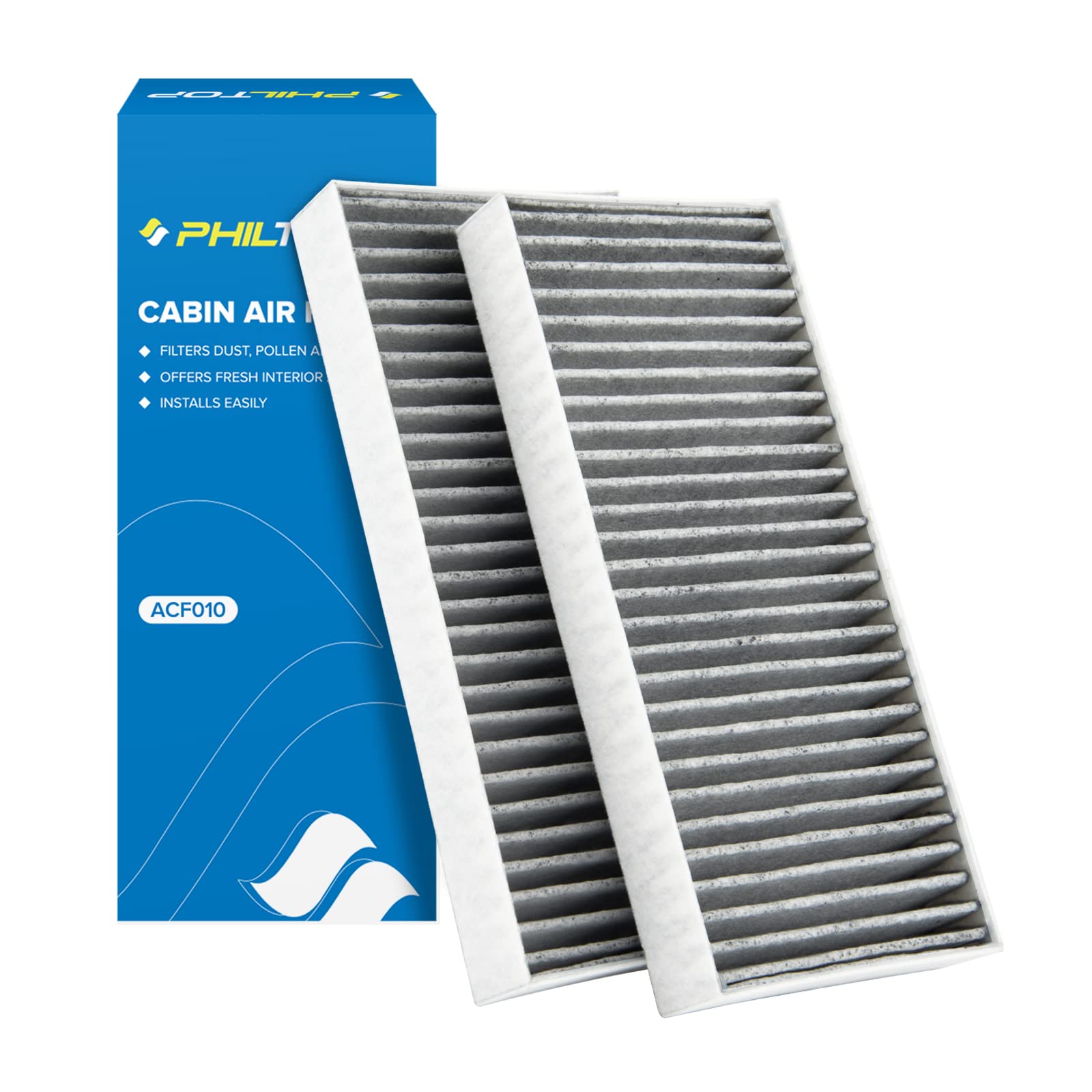 PHILTOP Cabin Air Filter, Replacement for CP388, CF10388, Armada(2005-2015), Titan(2004-2015), NV2500(2012-2014), NV3500(2012-20