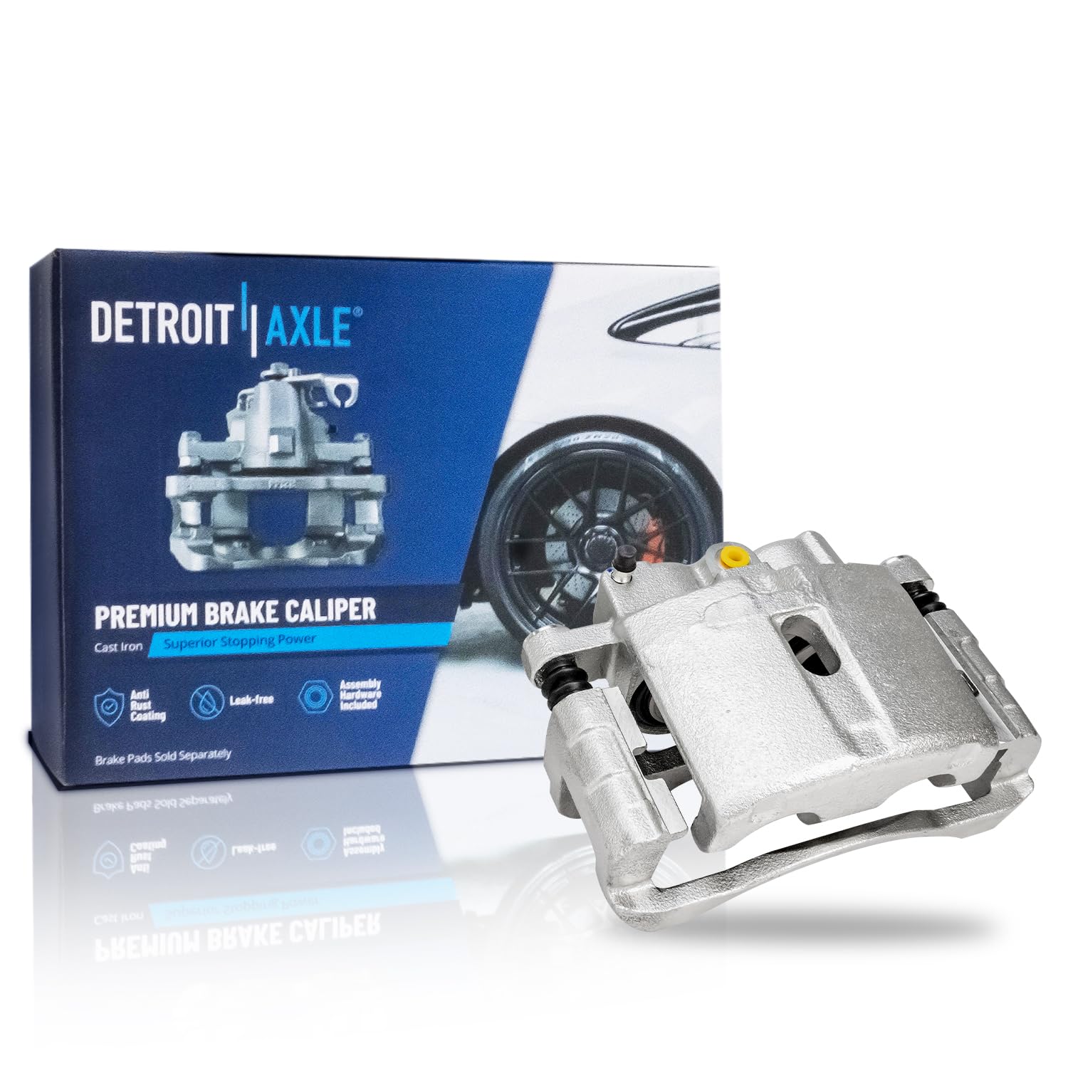 Detroit Axle - Rear Right Brake Caliper for Chevy GMC Silverado Sierra Suburban 1500 Astro Tahoe Safari Yukon Cadillac Escalade 
