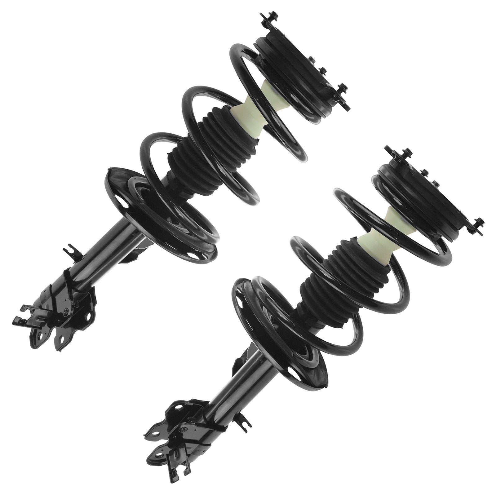 Trq Front Strut & Coil Spring Assembly Set Driver & Passenger Sides Compatible With 09-14 Nissan Murano