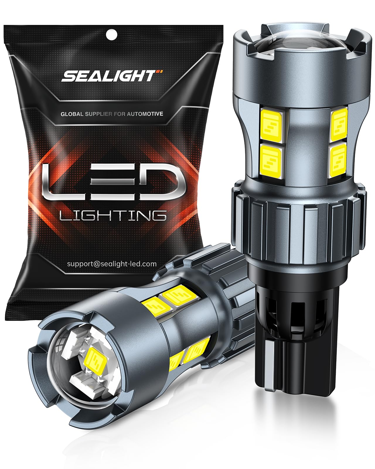 Sealight 921 Led Bulb Reverse Light, W16W 906 912 921 Bulbs 600% Brighter Super Bright Reverse Light Bulb With Projector Replace