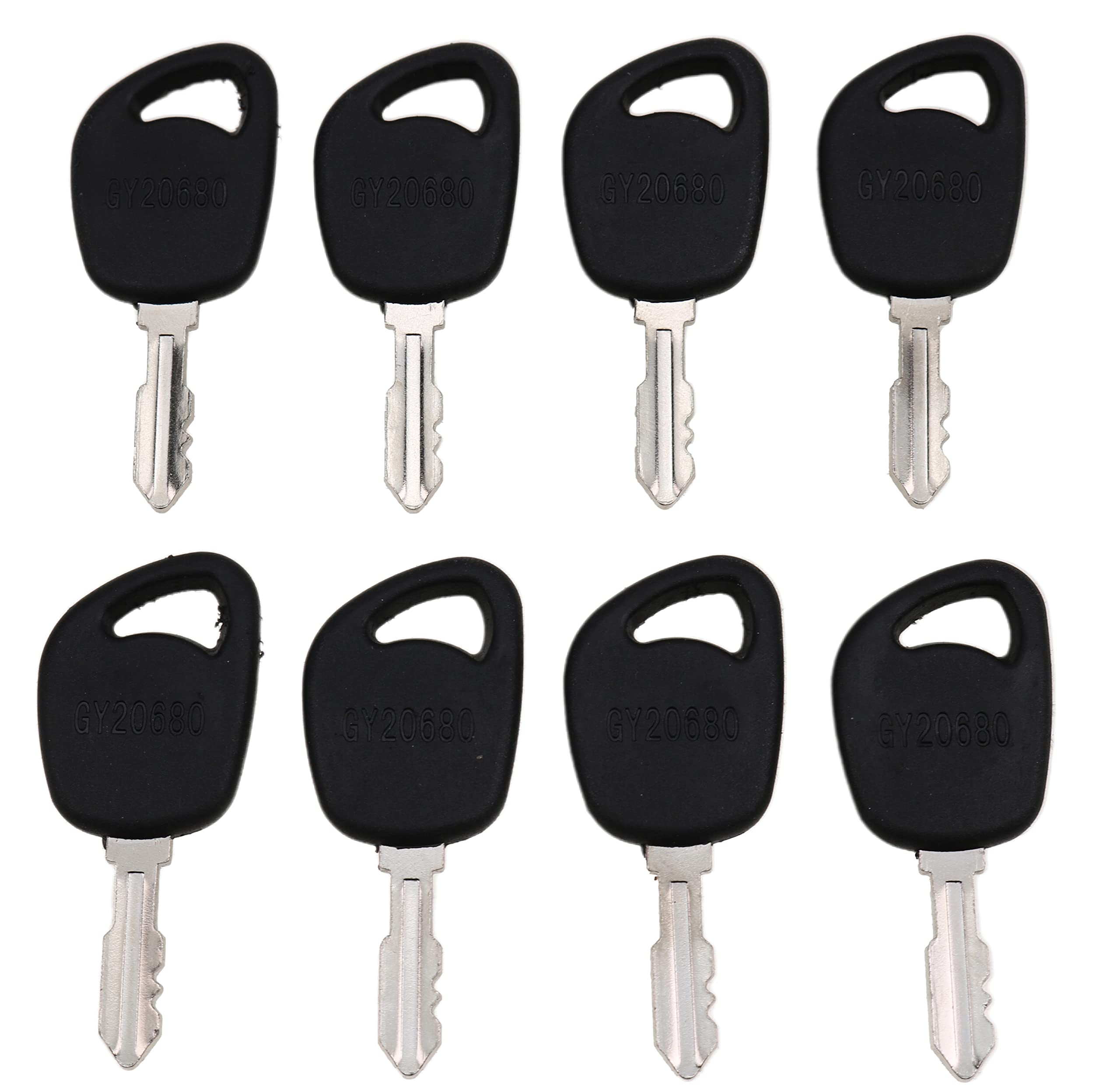 Jeenda (2) Ignition Keys Gy20680 Lva17264 Compatible With John Deere 100 La Lt Sst X Series 1026R L100 L110 L108 L111 L118 L120