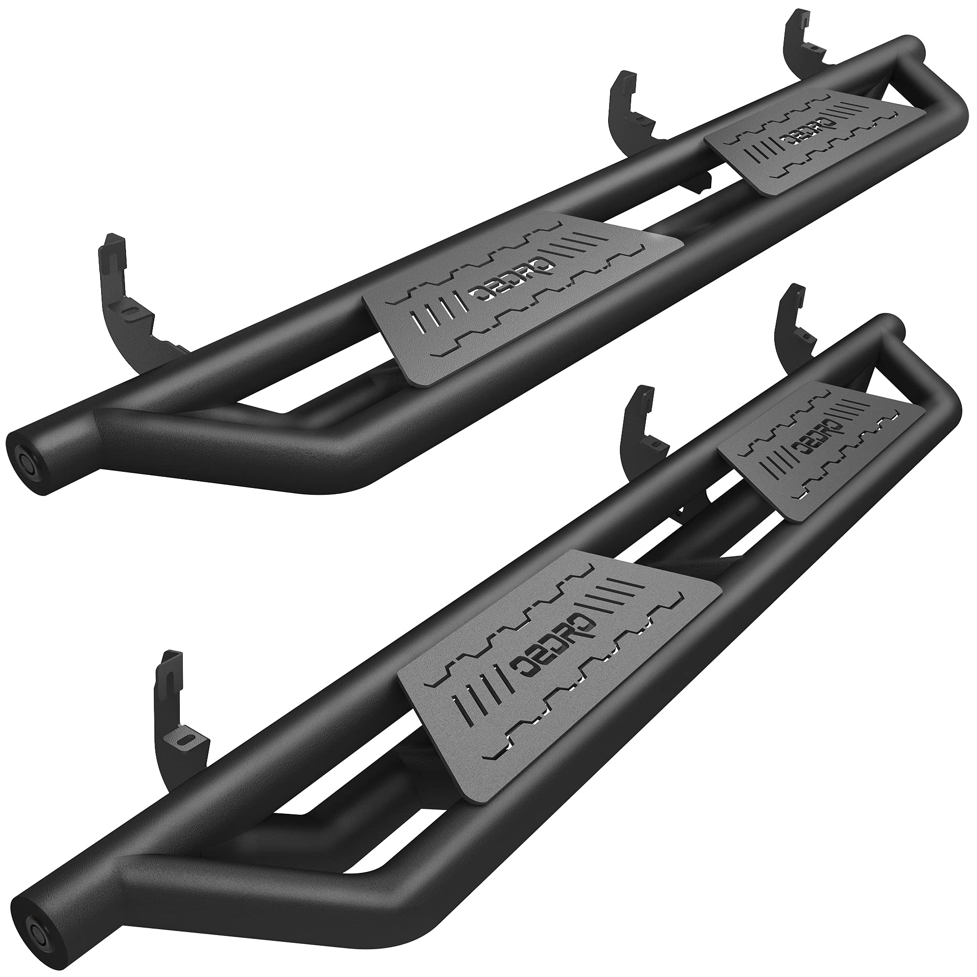 Oedro Running Boards Compatible With 2015-2024 Chevy Colorado/Gmc Canyon Crew Cab, Textured Black Side Step Rails Nerf Bars