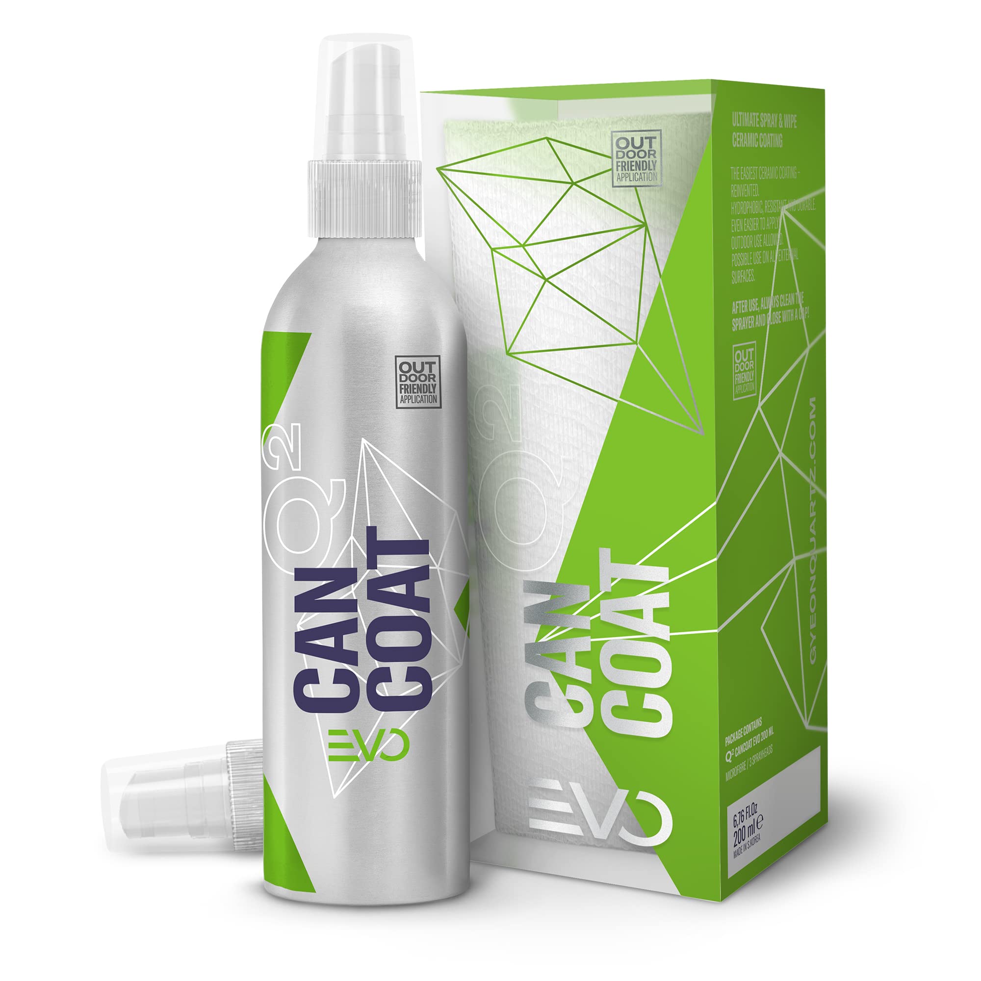 Gyeon Cancoat Evo 200Ml – Spray Ceramic Coating For Cars | Can Be Used To Ceramic Coat Paint, Wheels, And Exterior Plastic Trim | High Gloss Car Ceramic Coating