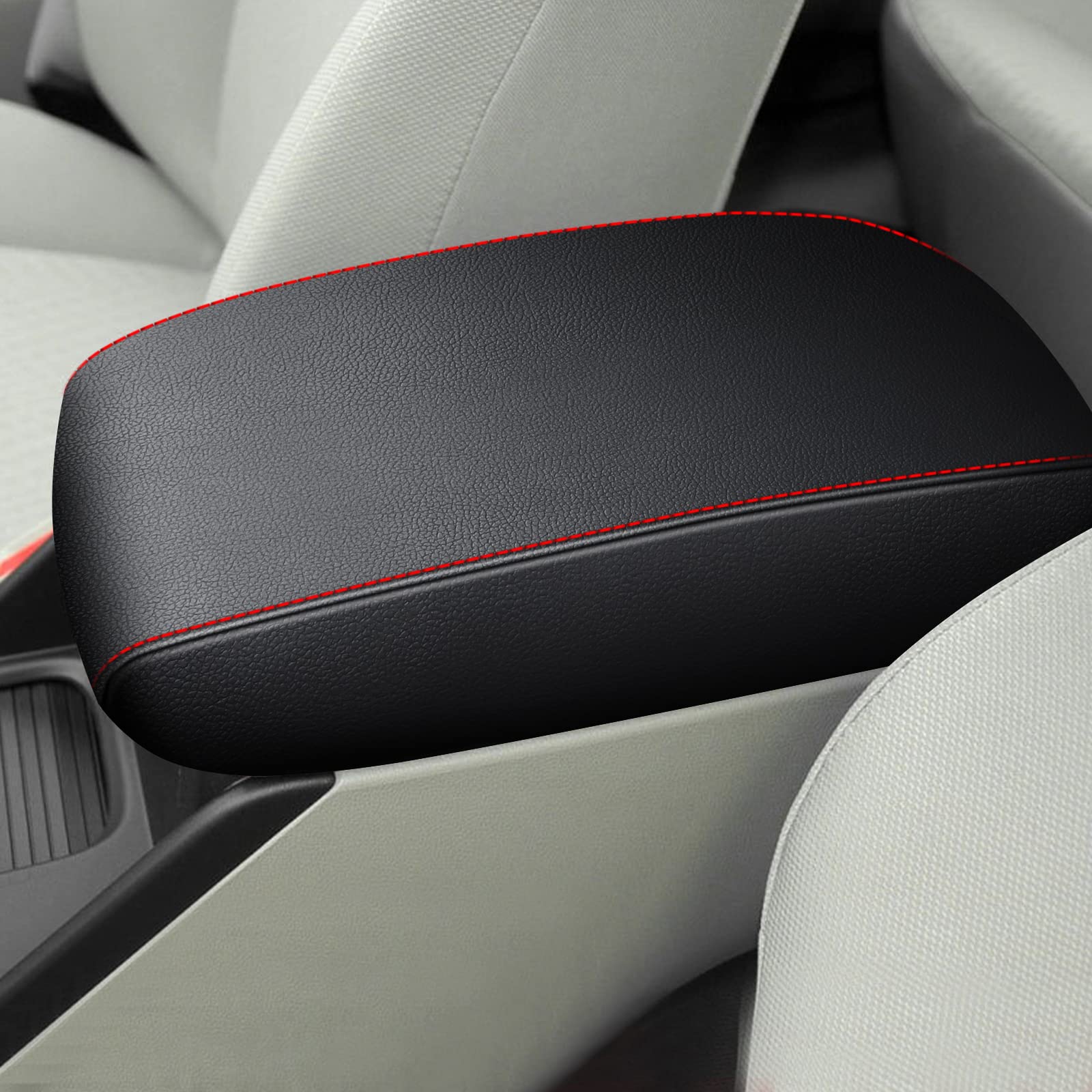 AOMSAZTO Leather Center Console Cover for Honda Civic 2015 2014 2013 2012 Armrest Cover