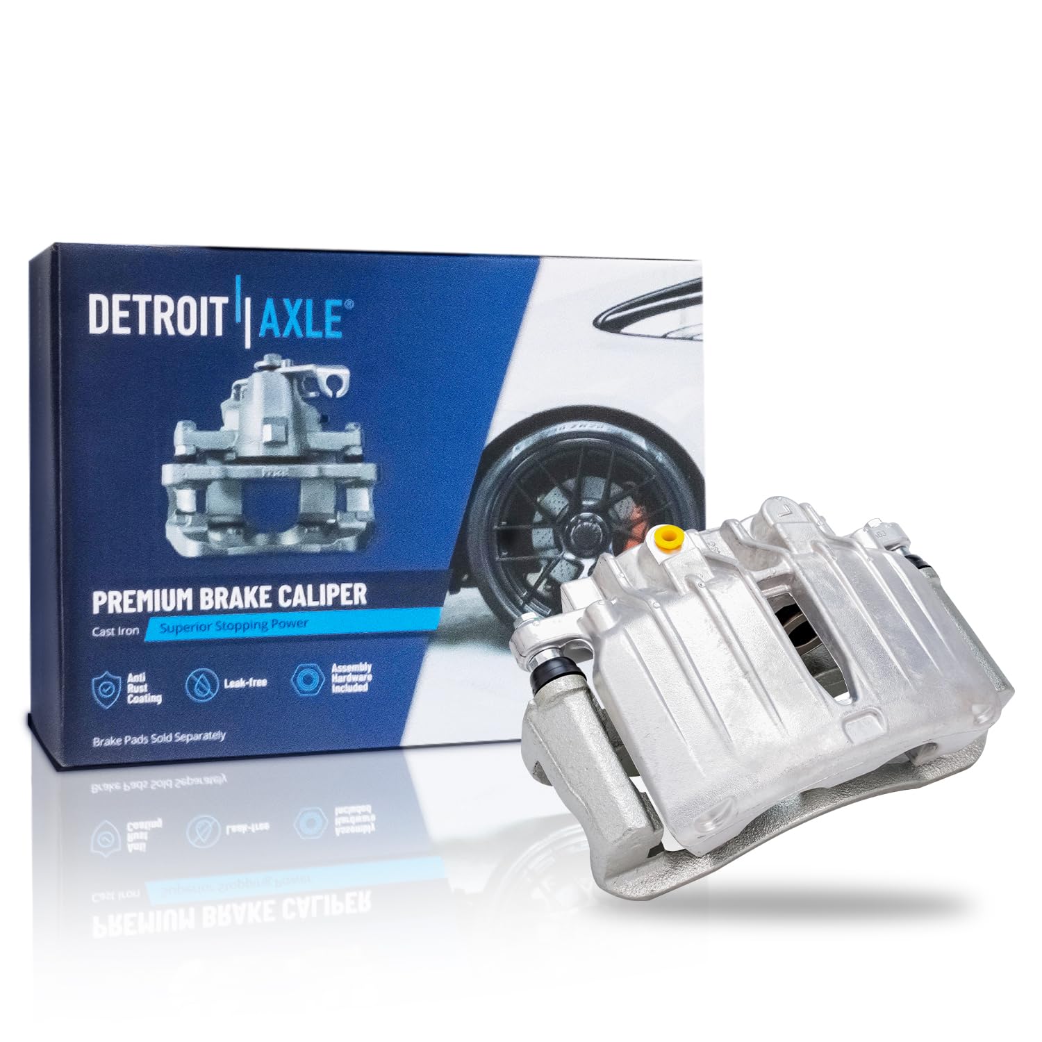 Detroit Axle - Rear Left Brake Caliper for Chevy GMC Silverado Suburban Sierra Avalanche Yukon XL 1500 Tahoe Cadillac Escalade E