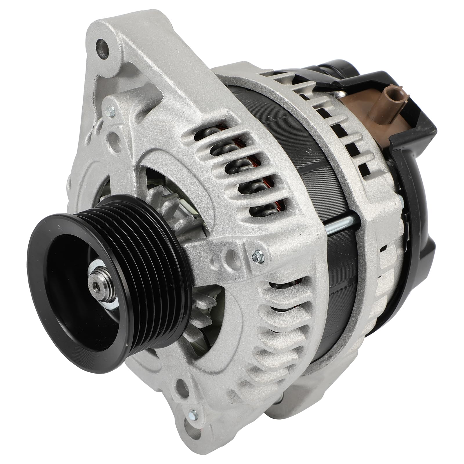 SCITOO Alternator Fit for Honda for Crosstour 2012 2013 2014 2015 L4 2.4L - 12V 120Amp CW 7-Groove Pulley, Replace OE 11768 3110