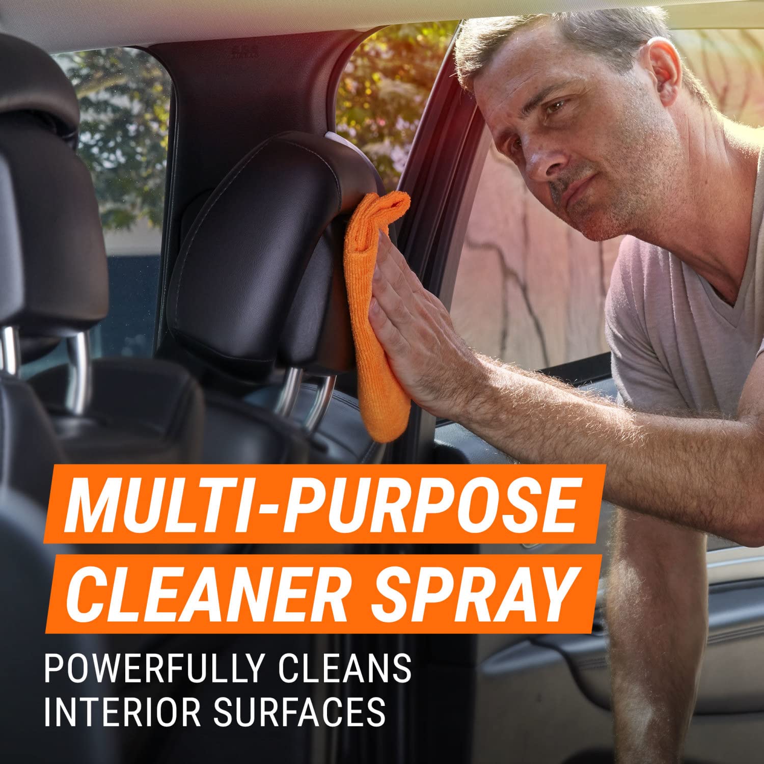 Armor All Car Wash And Car Interior Cleaner Kit, Includes Towel, Tire Foam, Glass Spray, Protectant Spray And Cleaning Spray, Mu