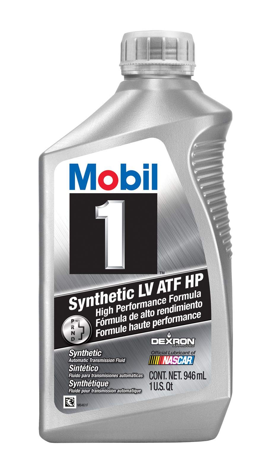 Mobil 1 Full Synthetic LV Automatic Transmission Fluid HP, 6-Pack, 6 Quarts, Grey, Model 122210