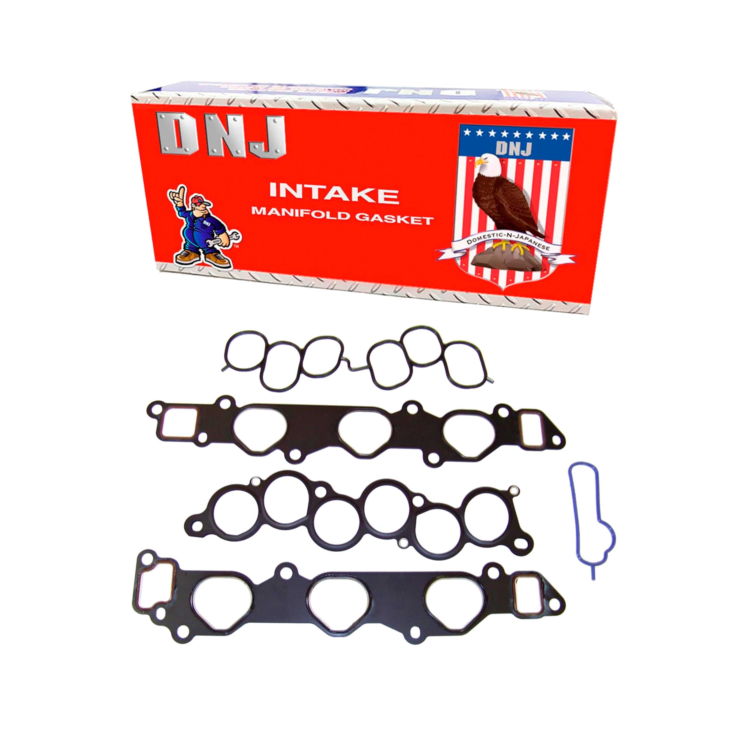 DNJ IG960 Intake Manifold Gasket Set for 1994-2006 Lexus, Toyota Avalon, Camry, ES300 3.0L V6 24V DOHC 2994cc