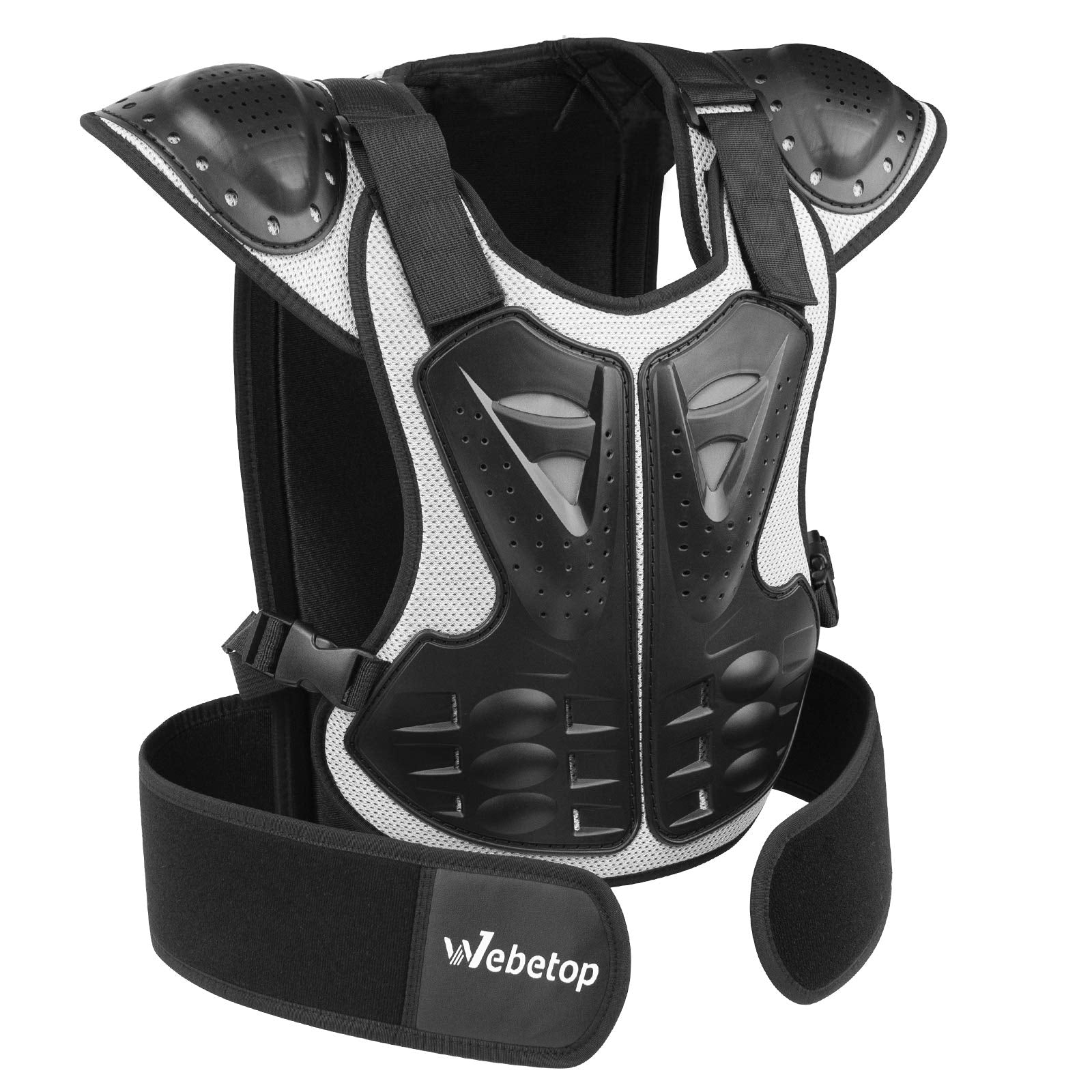 Webetop Youth Dirt Bike Chest Protector Adjustable Toddler Youth Motocross Gear For 3-10 Year Olds Kids Dirt Bike Gear Ideal For