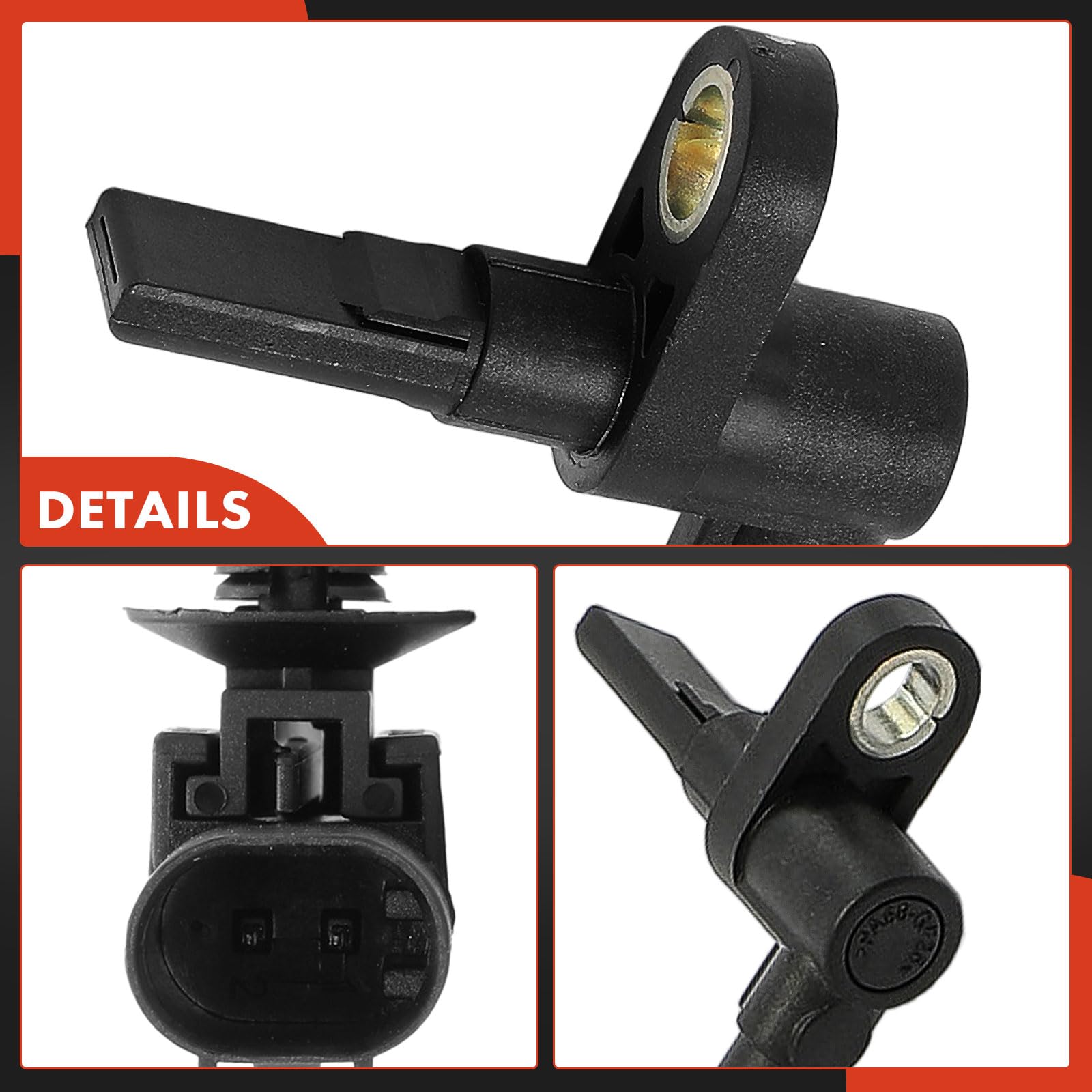 A-Premium Front Left Or Right Abs Wheel Speed Sensor - Compatible With Dodge & Mercedes-Benz Models - Sprinter 2500/3500 2007-20