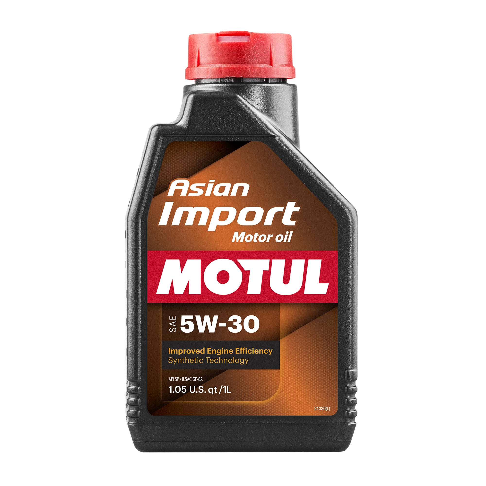 Motul Asian Import 5W30 Synthetic Oil | API SP, ILSAC GF-6A | Supports Fuel Efficiency and Long-Term Engine Protection | Compati