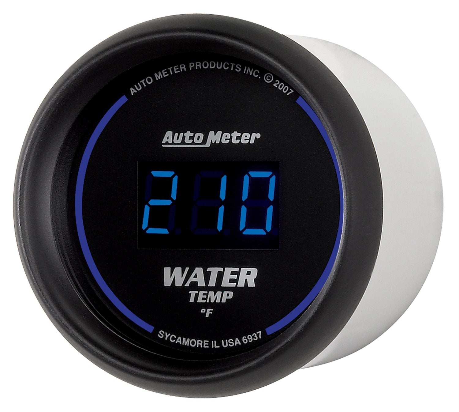 Auto Meter 6937 Cobalt Digital Water Temperature Gauge, 2 1/16''