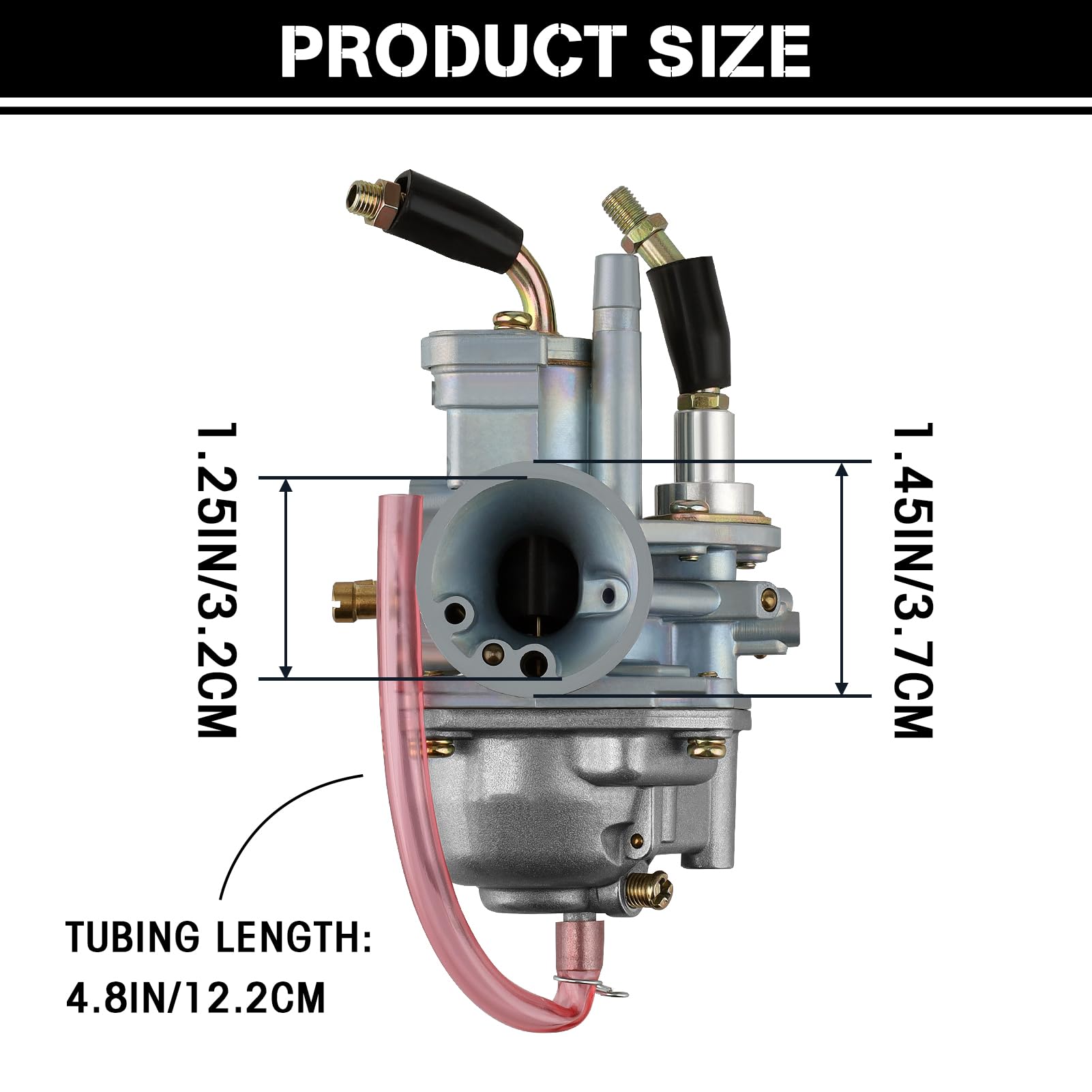 Carburetor for Polaris Predator 50/90 Scrambler 50/90 Sportsman 90 Manual Choke 90cc 100cc ATV Yamaha JOG 90 100 90cc 100cc 4DM