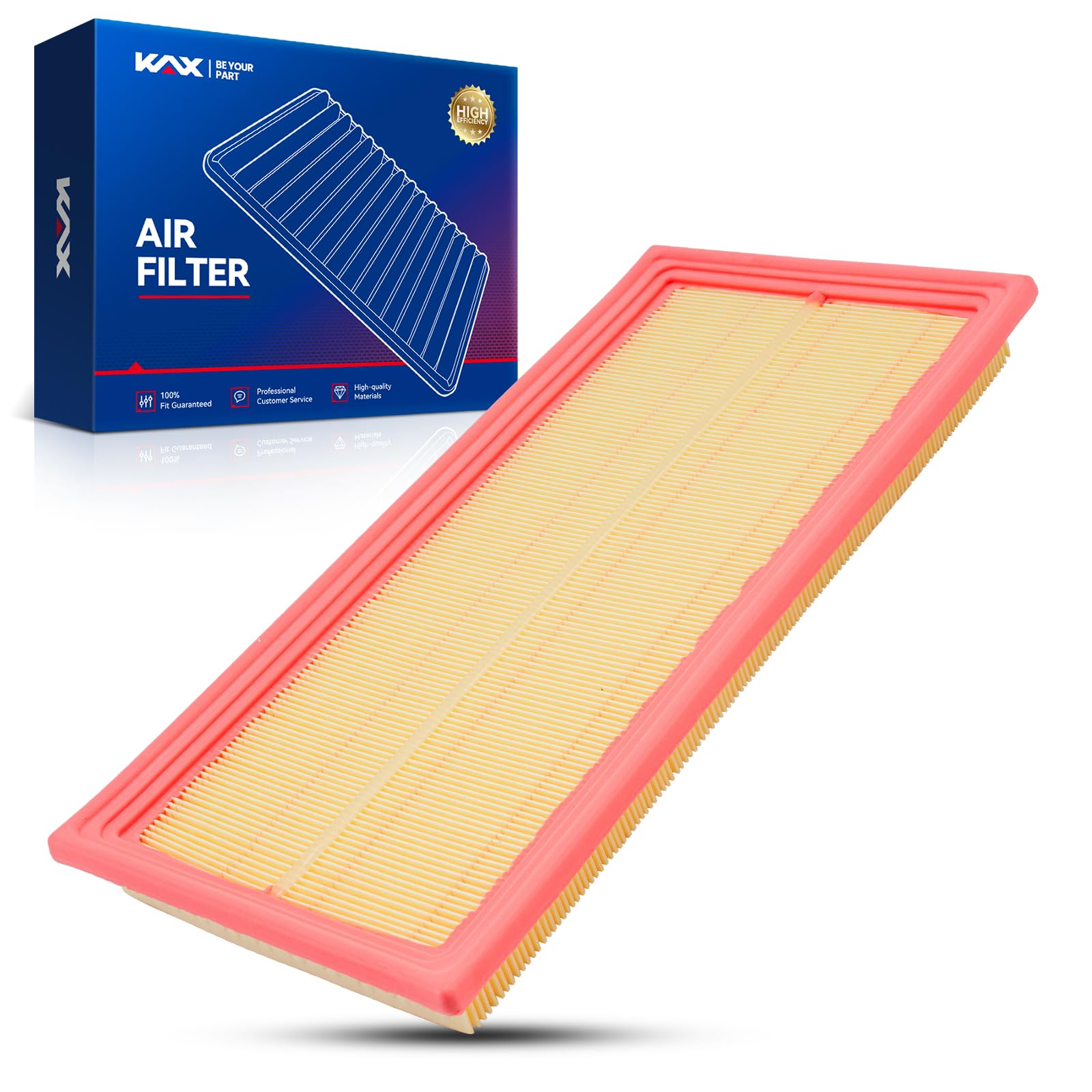 Kax Engine Air Filter, Ca10254 Replacement For Nissan Frontier 2005-2019, Pontiac G6 2008 2009, Suzuki Equator 2009 2010 2011 20