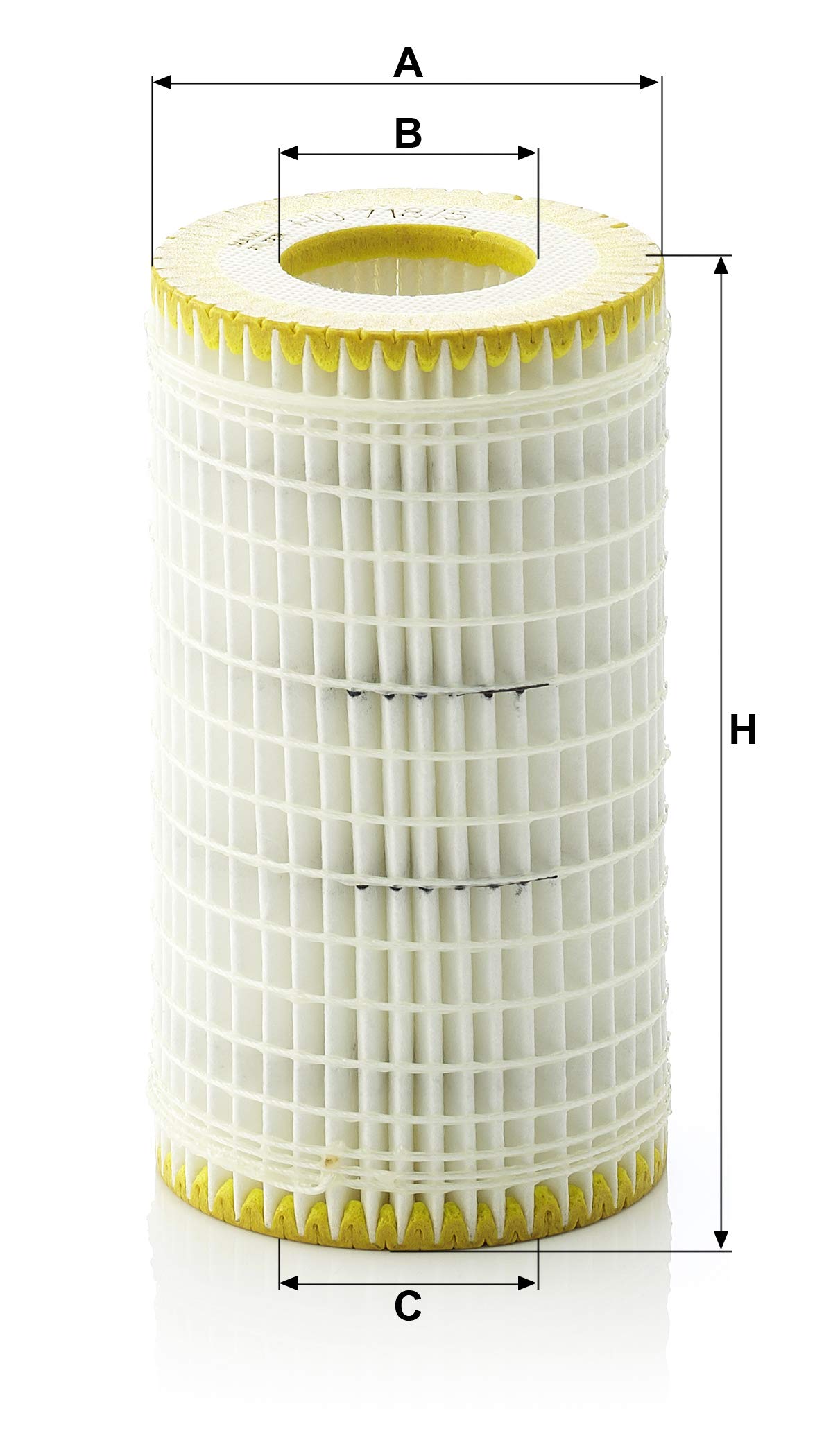 Mann Filter Cartridge Oil Filter HU 718/5 X, Pack of 1, Paper Material