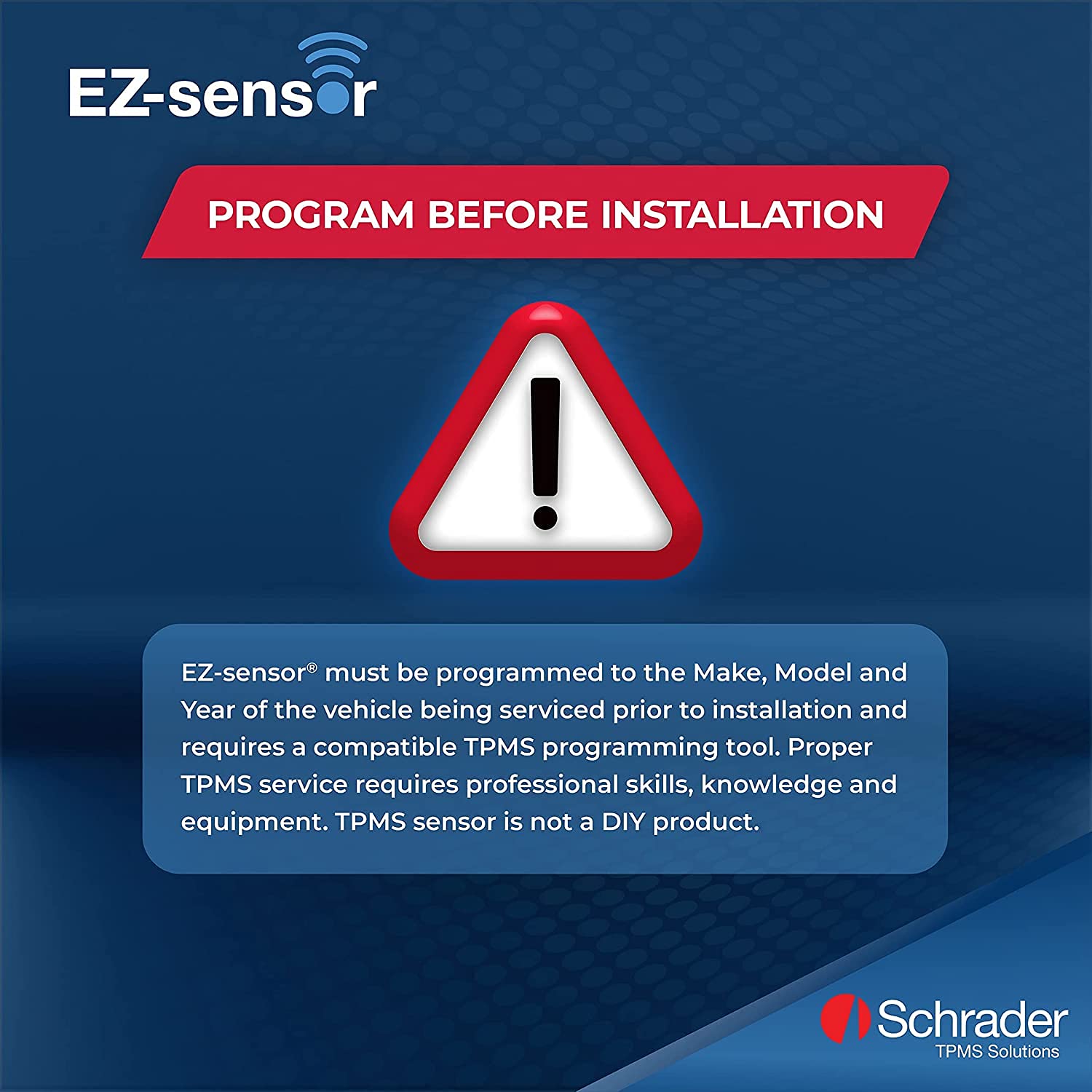 OVERSTOCKDIRECT Schrader 33500 EZ-Sensor (314.9 MHz, 315 MHz, and 433 MHz) Programmable Fixed Angle Valve Tire Pressure Monitori
